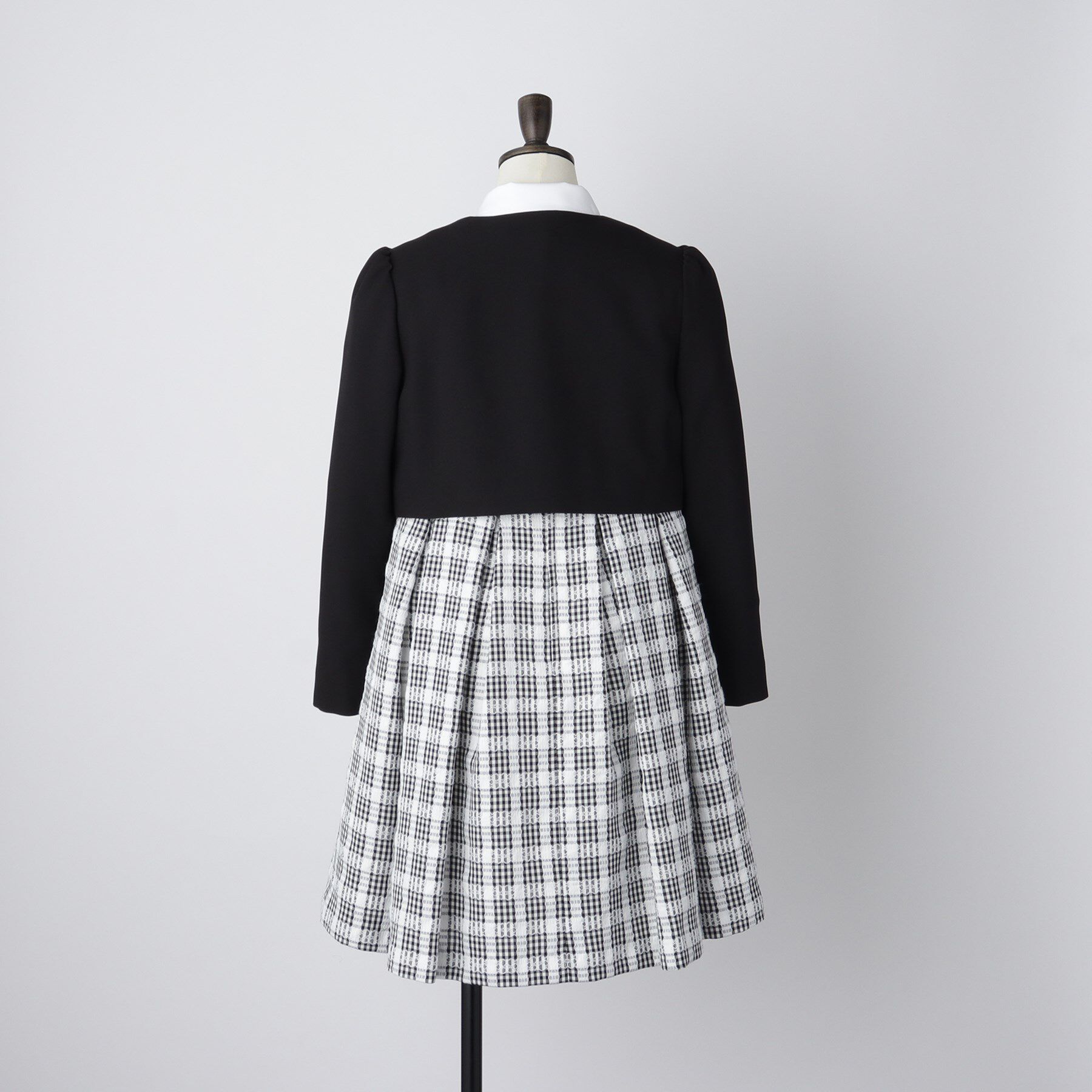 THE SHOP TK「【120-130/3点セット】ジャケット＆チェックワンピース/入園・卒園・入学」|ワンピース|