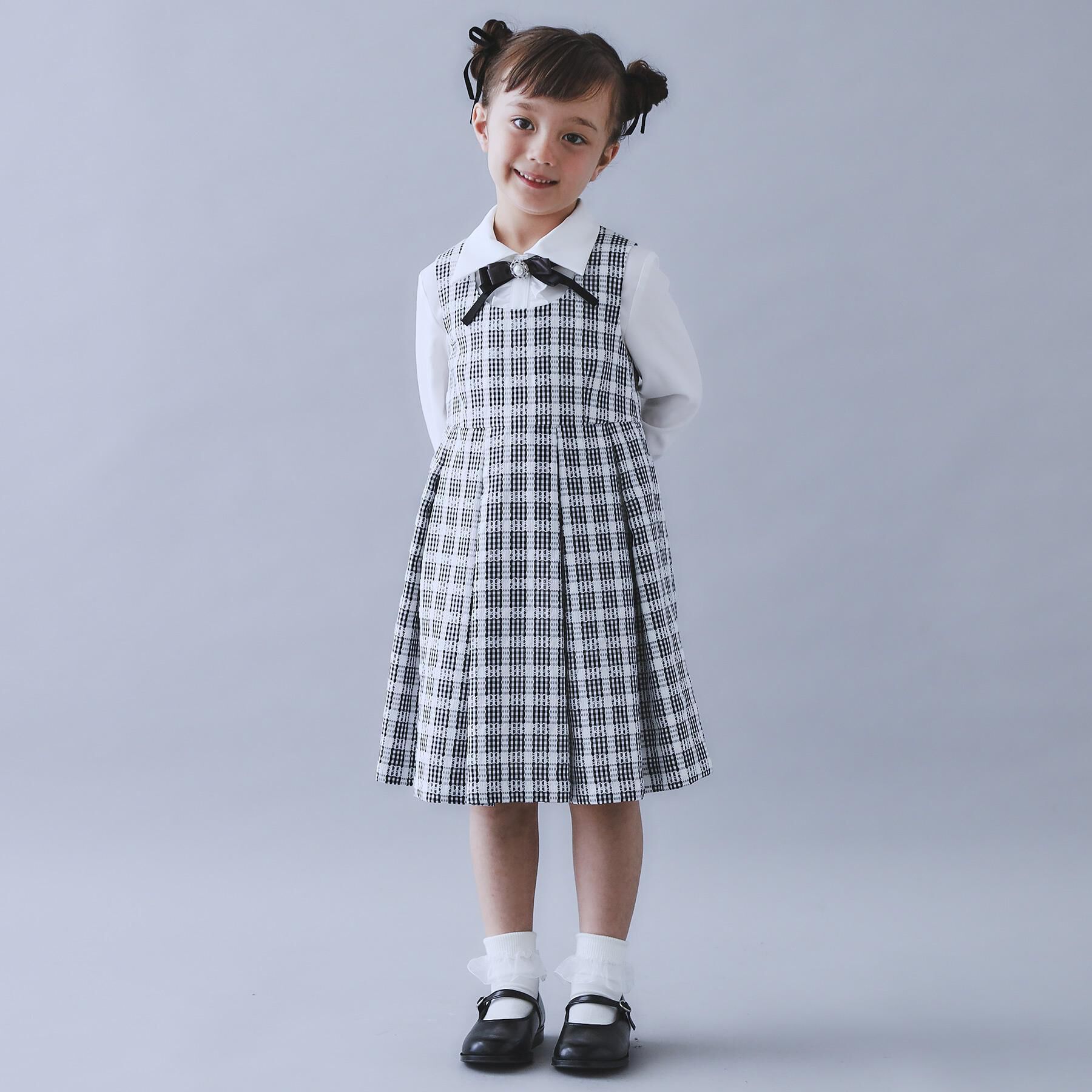 THE SHOP TK「【120-130/3点セット】ジャケット＆チェックワンピース/入園・卒園・入学」|ワンピース|