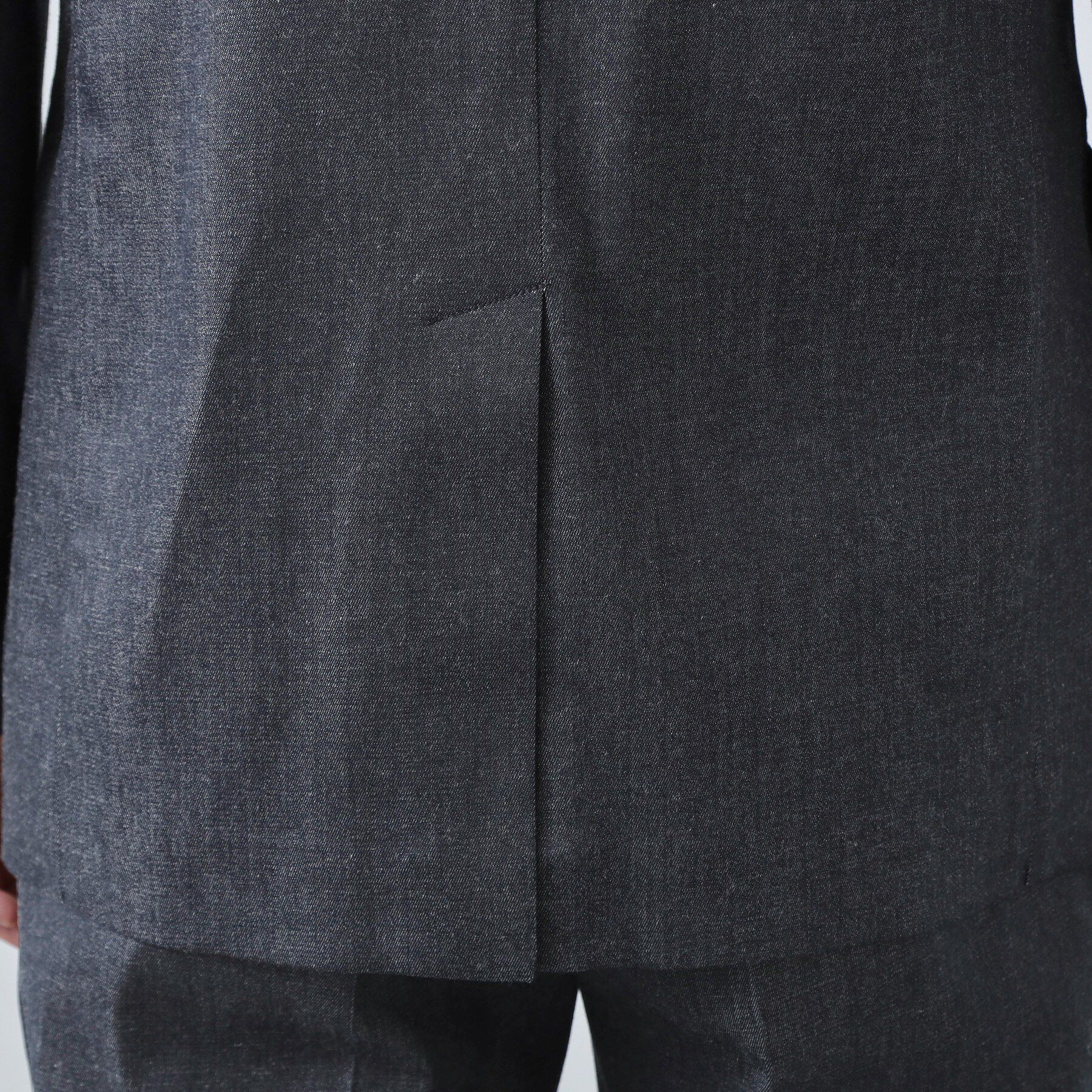 THE SHOP TK「ライトエバーデニム ジャケット 洗濯機OK/ストレッチ/セットアップ可」|デニムジャケット|