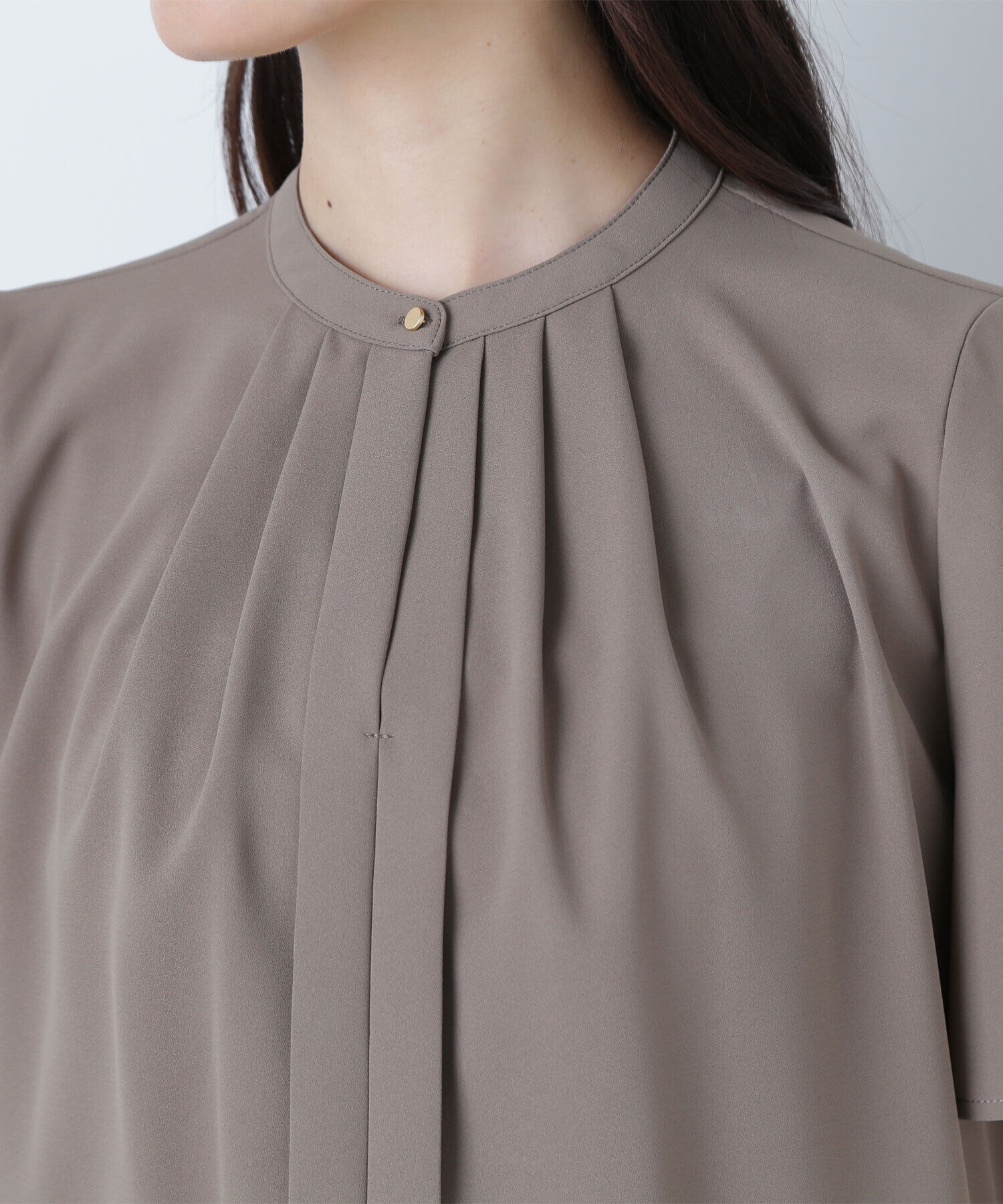  「フロントタックフレアスリーブブラウス」|シャツ・ブラウス|