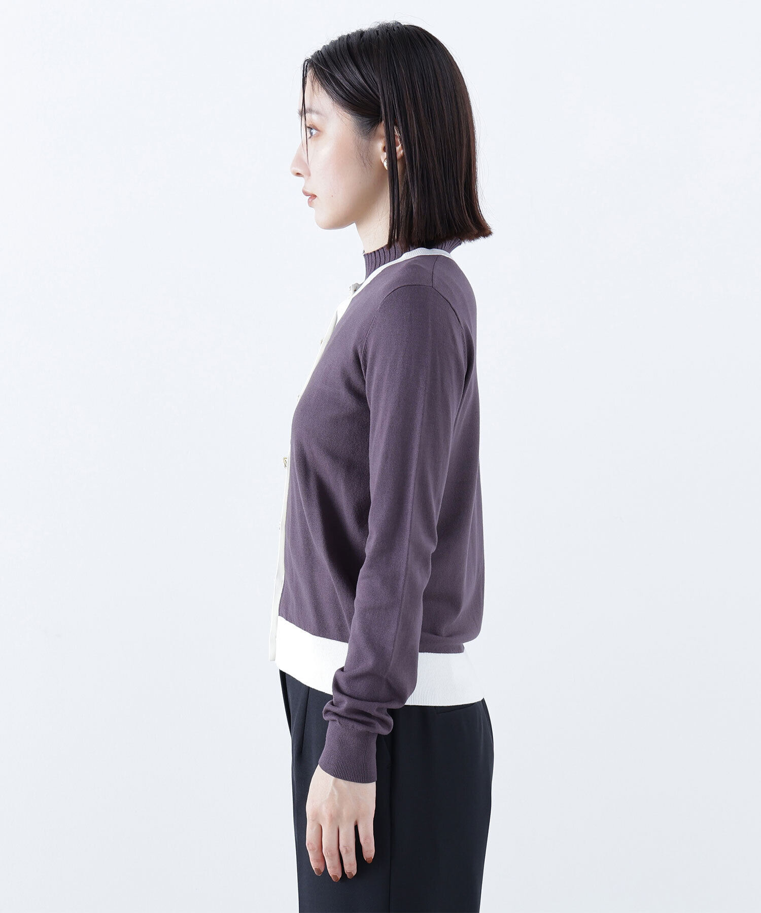  「バイカラーアンサンブル」|ニット・セーター|