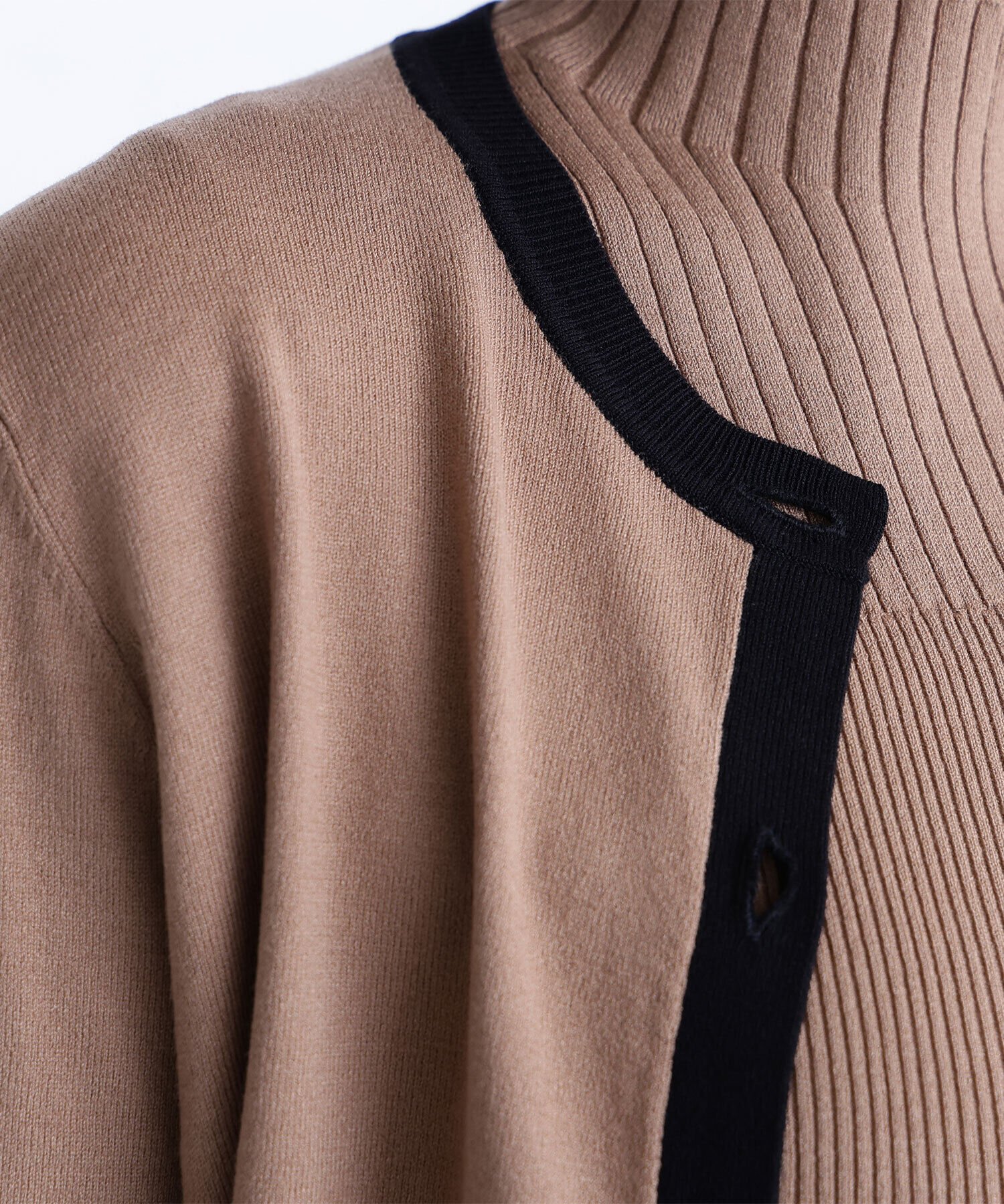  「バイカラーアンサンブル」|ニット・セーター|