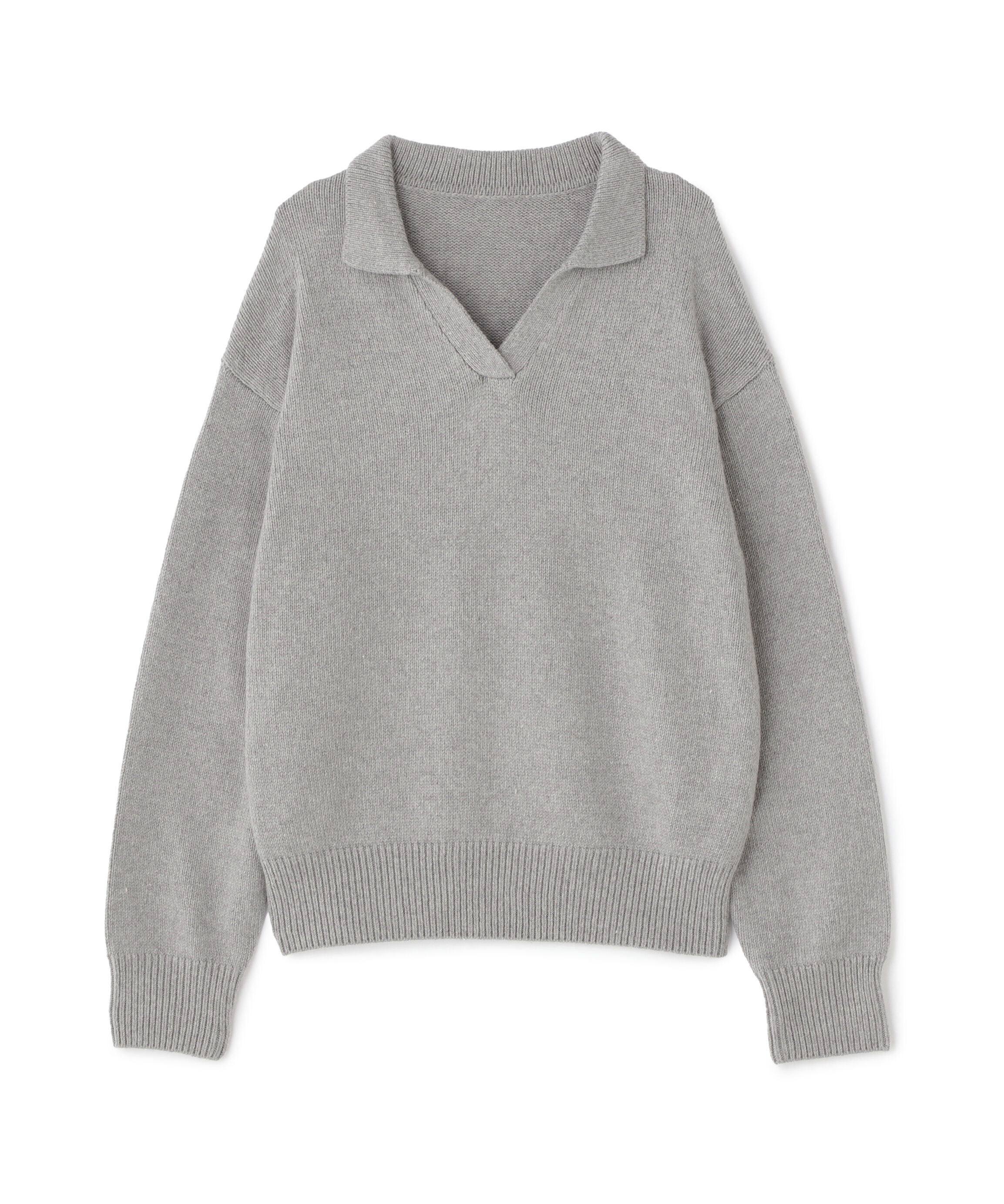  「スキッパーポロニット」|ニット・セーター|