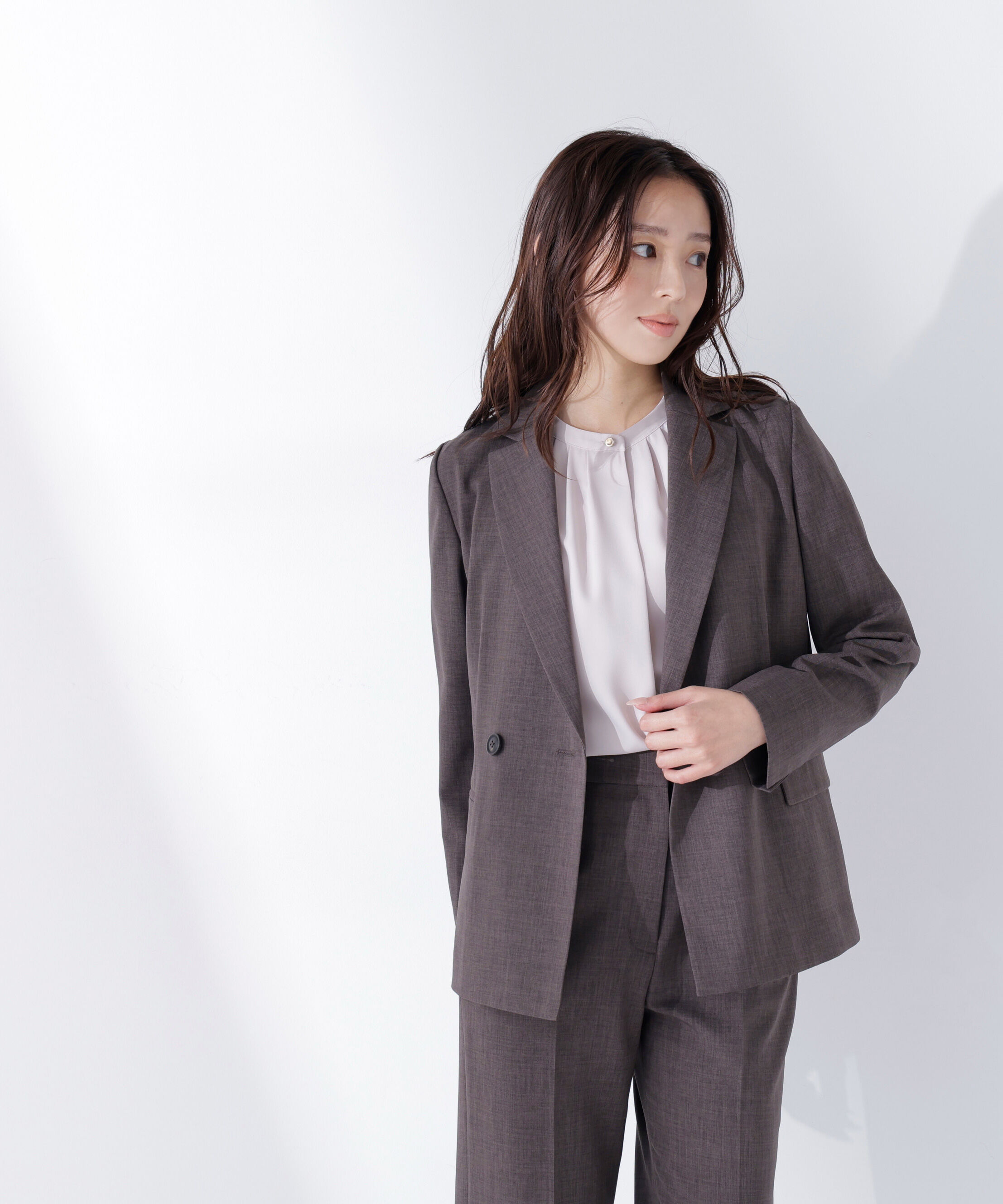  「フロントタックフレアスリーブブラウス」|シャツ・ブラウス|