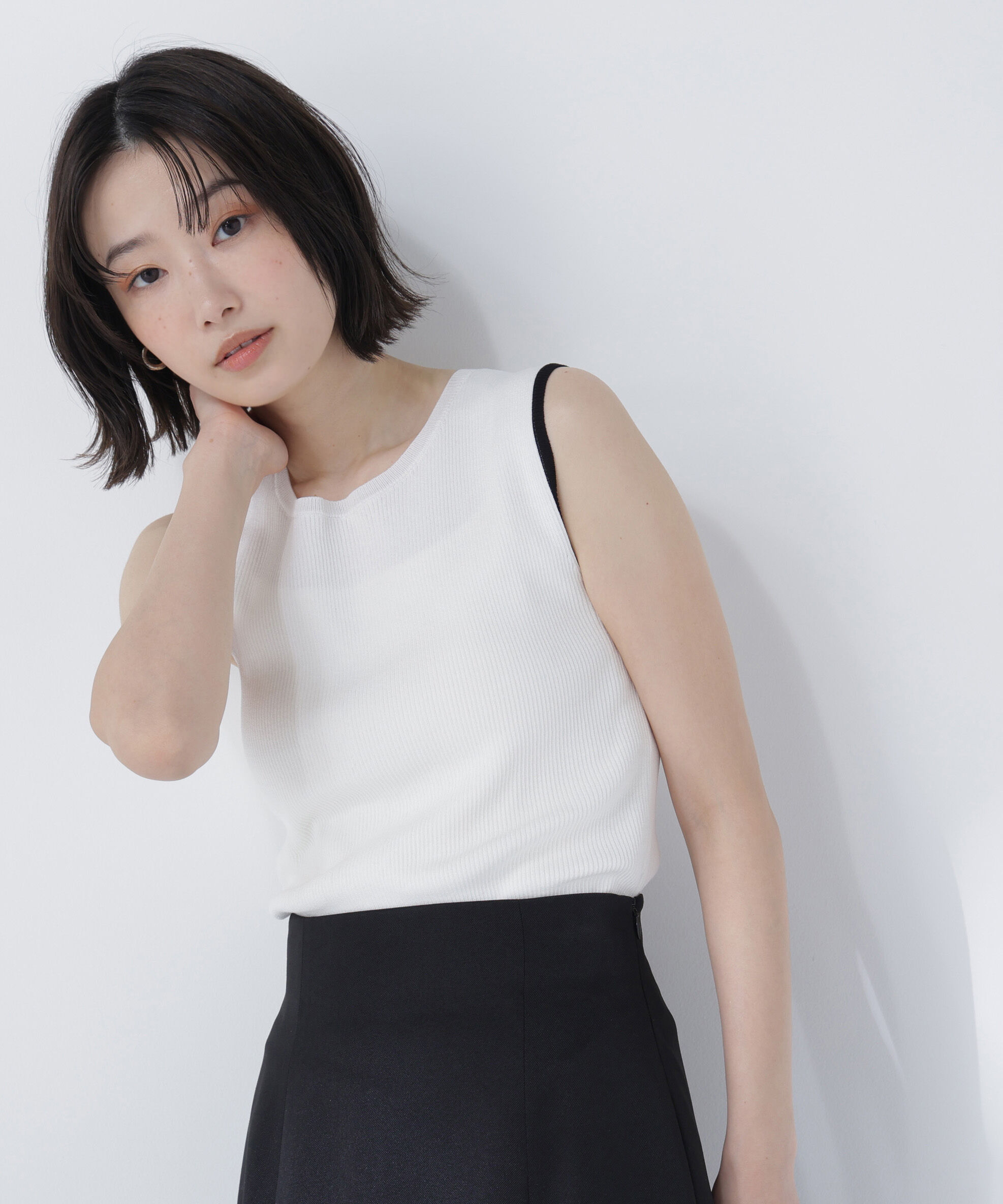  「レイヤードライクニットアンサンブル」|ニット・セーター|