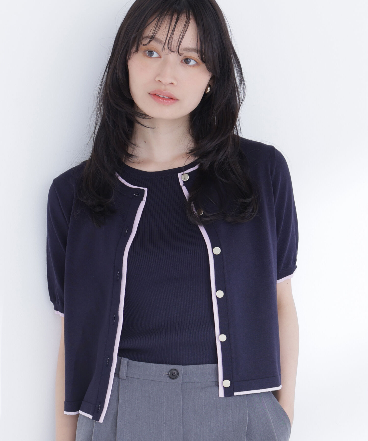  「レイヤードライクニットアンサンブル」|ニット・セーター|