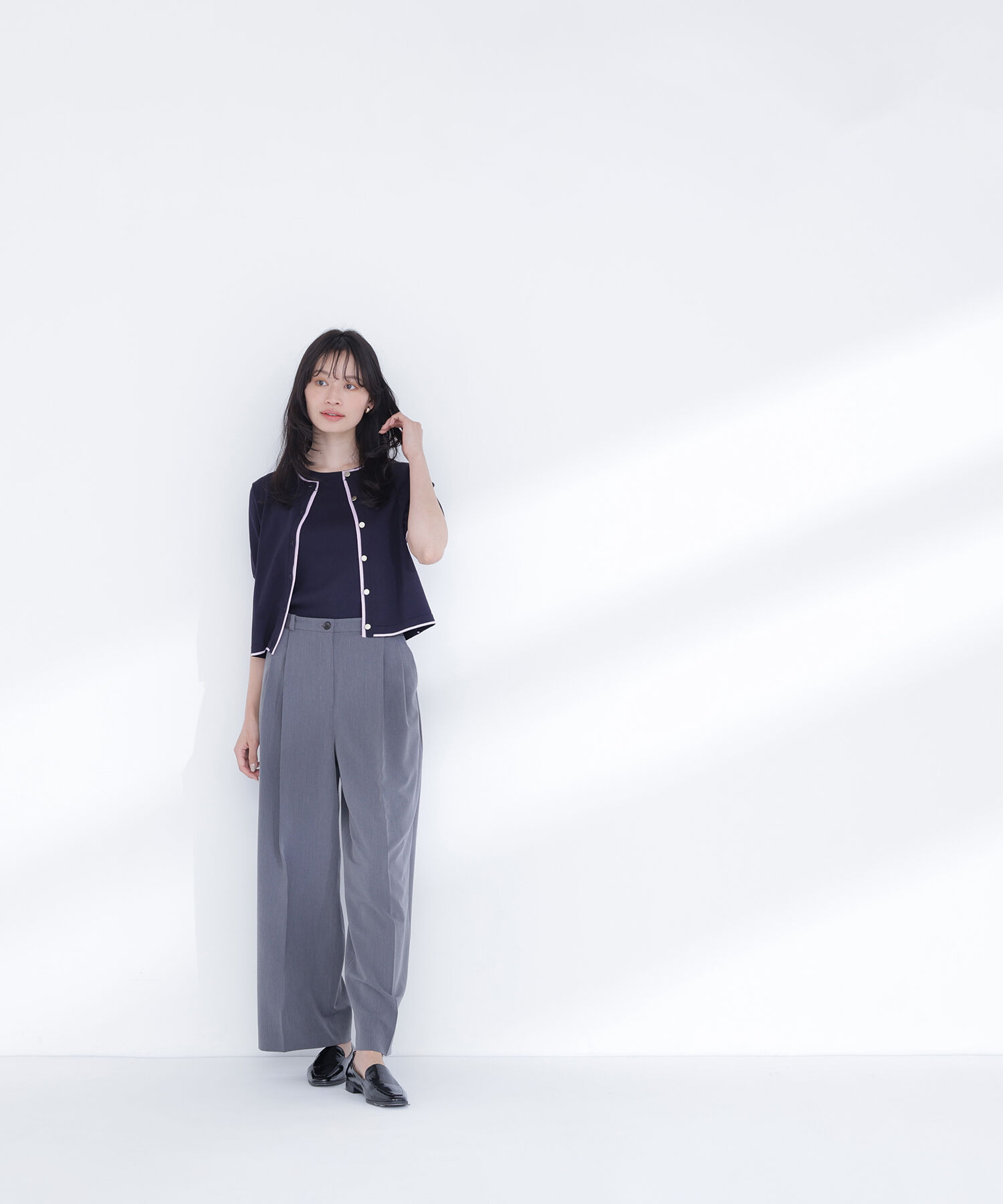  「レイヤードライクニットアンサンブル」|ニット・セーター|