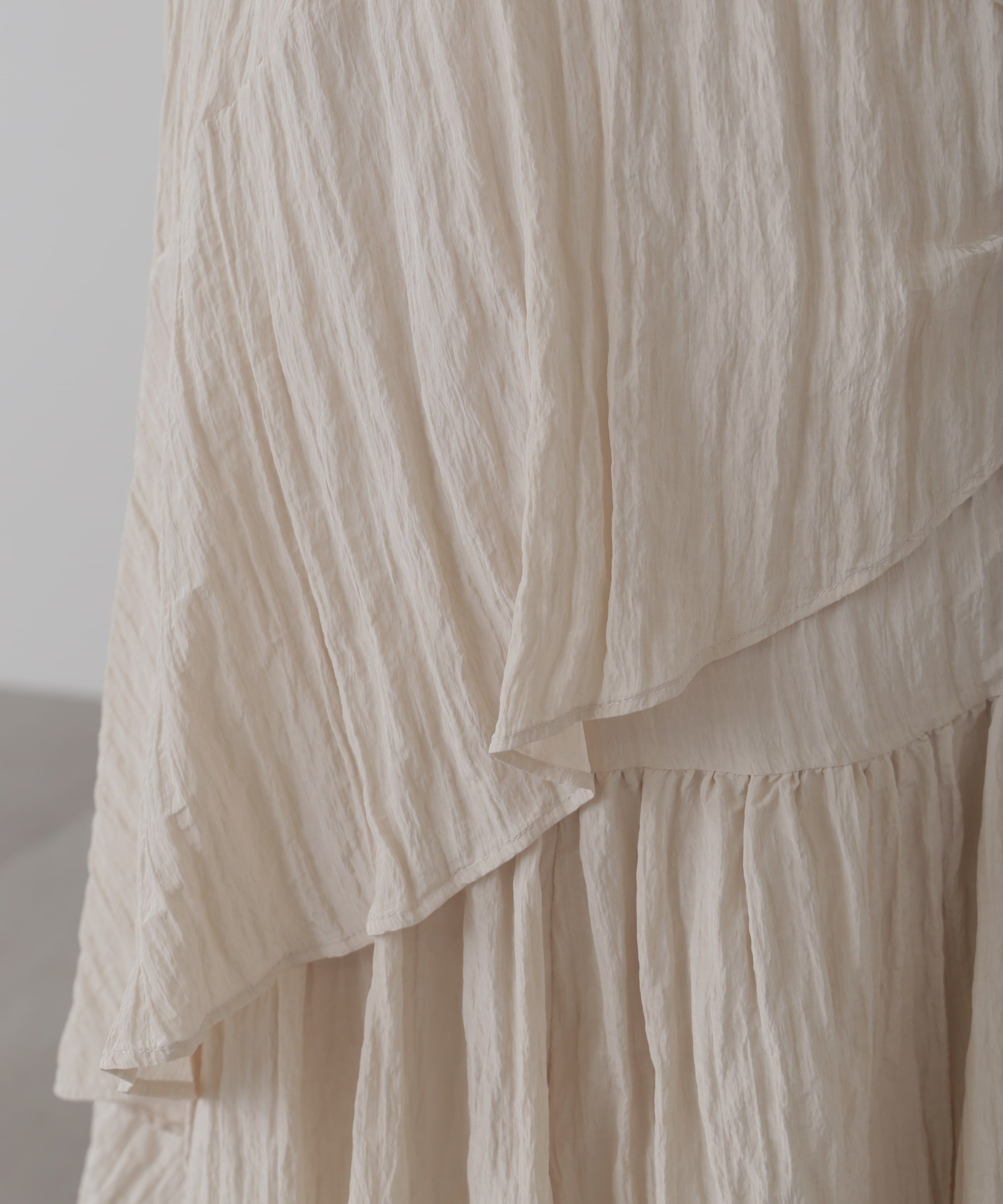  「ワッシャーランダムティアードスカート」|スカート|