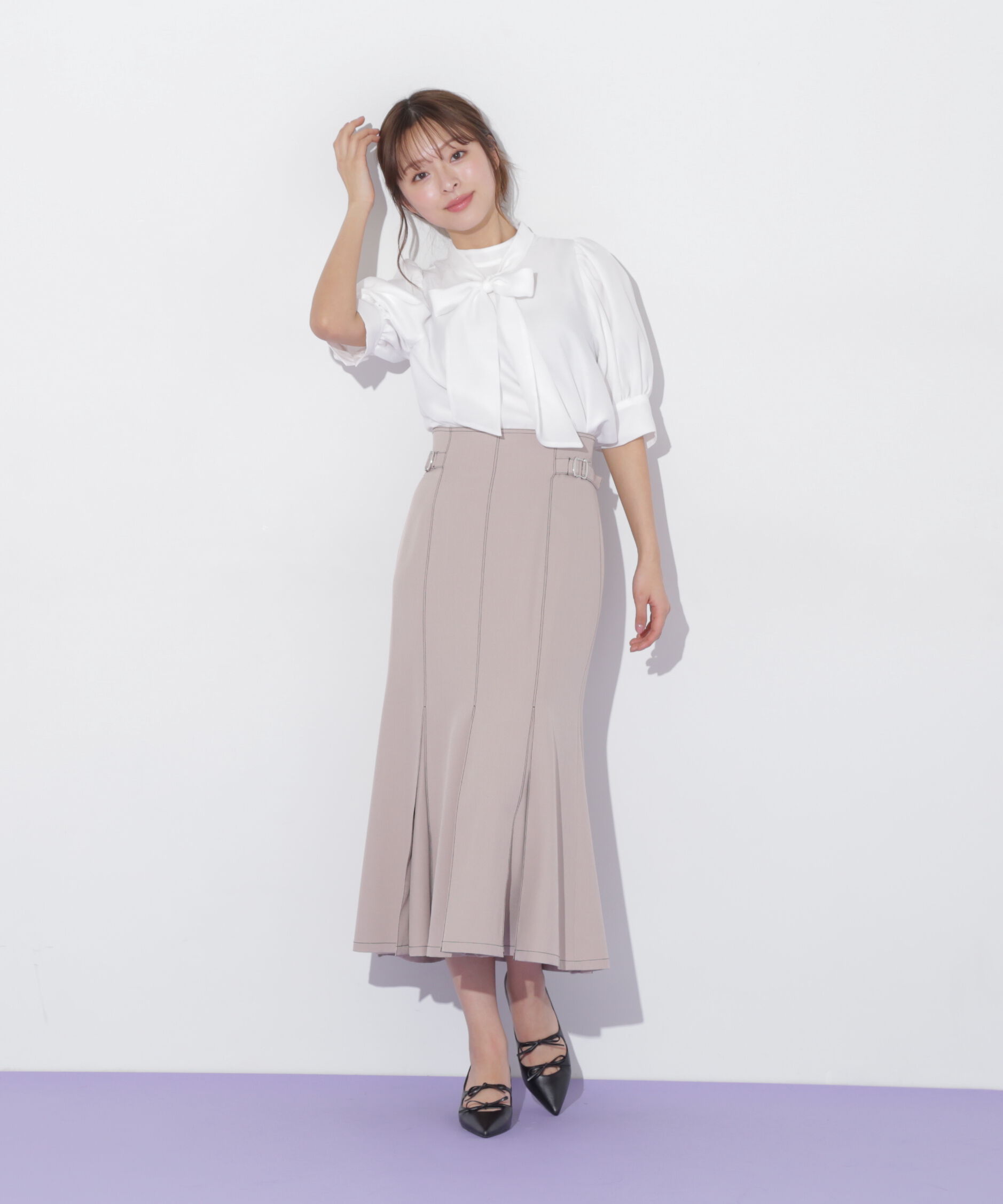  「ステッチマーメイドスカート」|スカート|