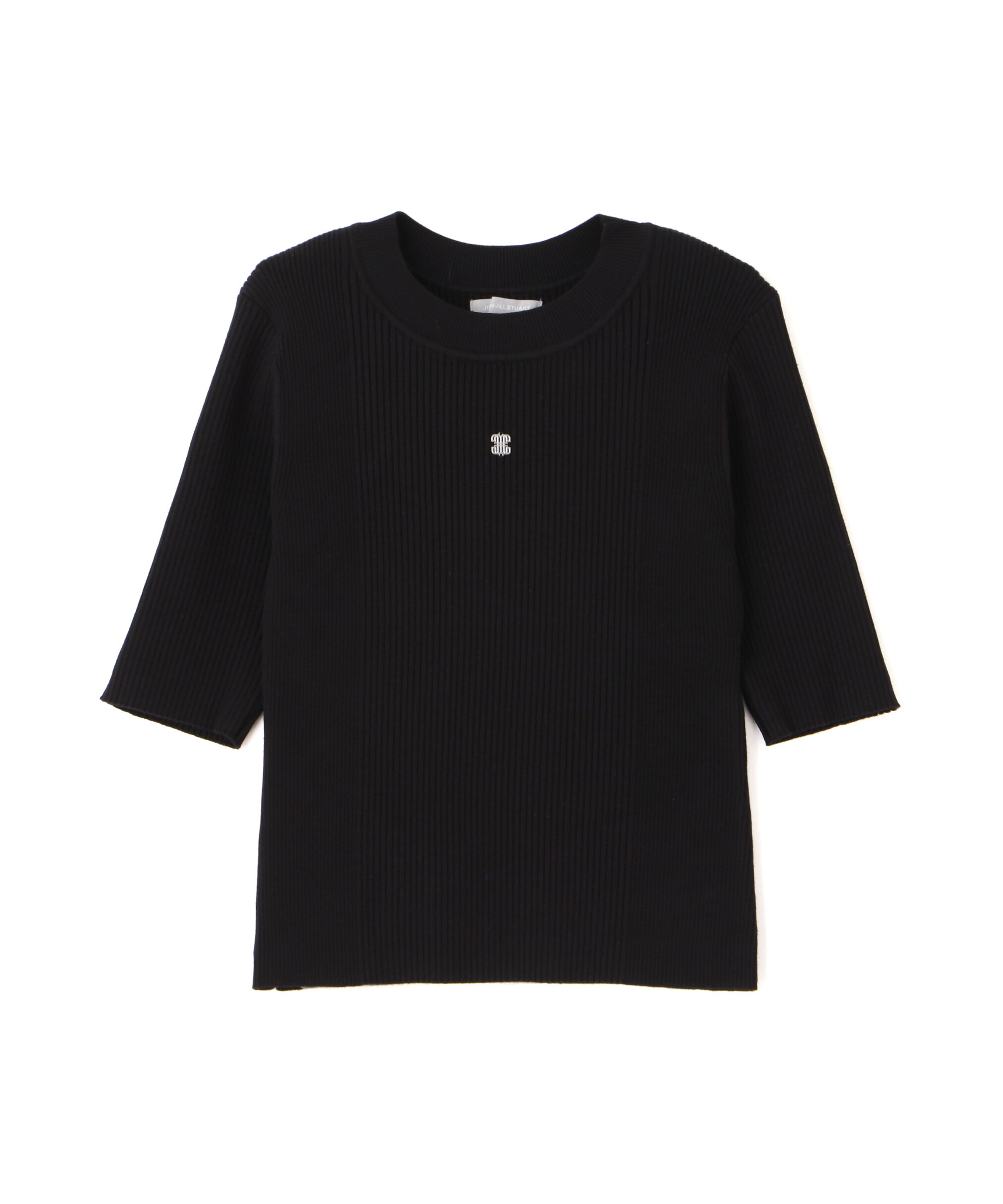  「メタルプレートリブニット」|ニット・セーター|