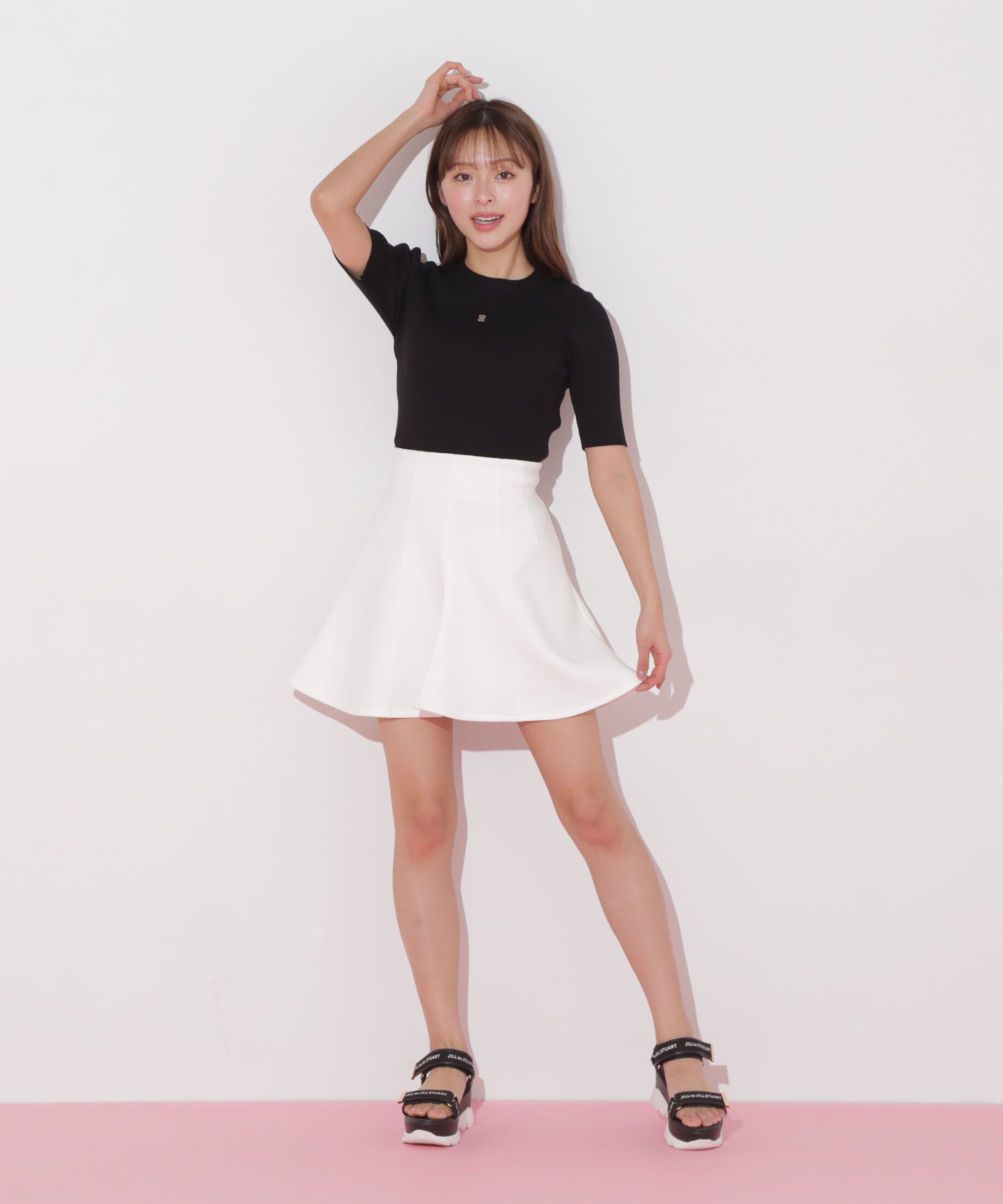  「メタルプレートリブニット」|ニット・セーター|