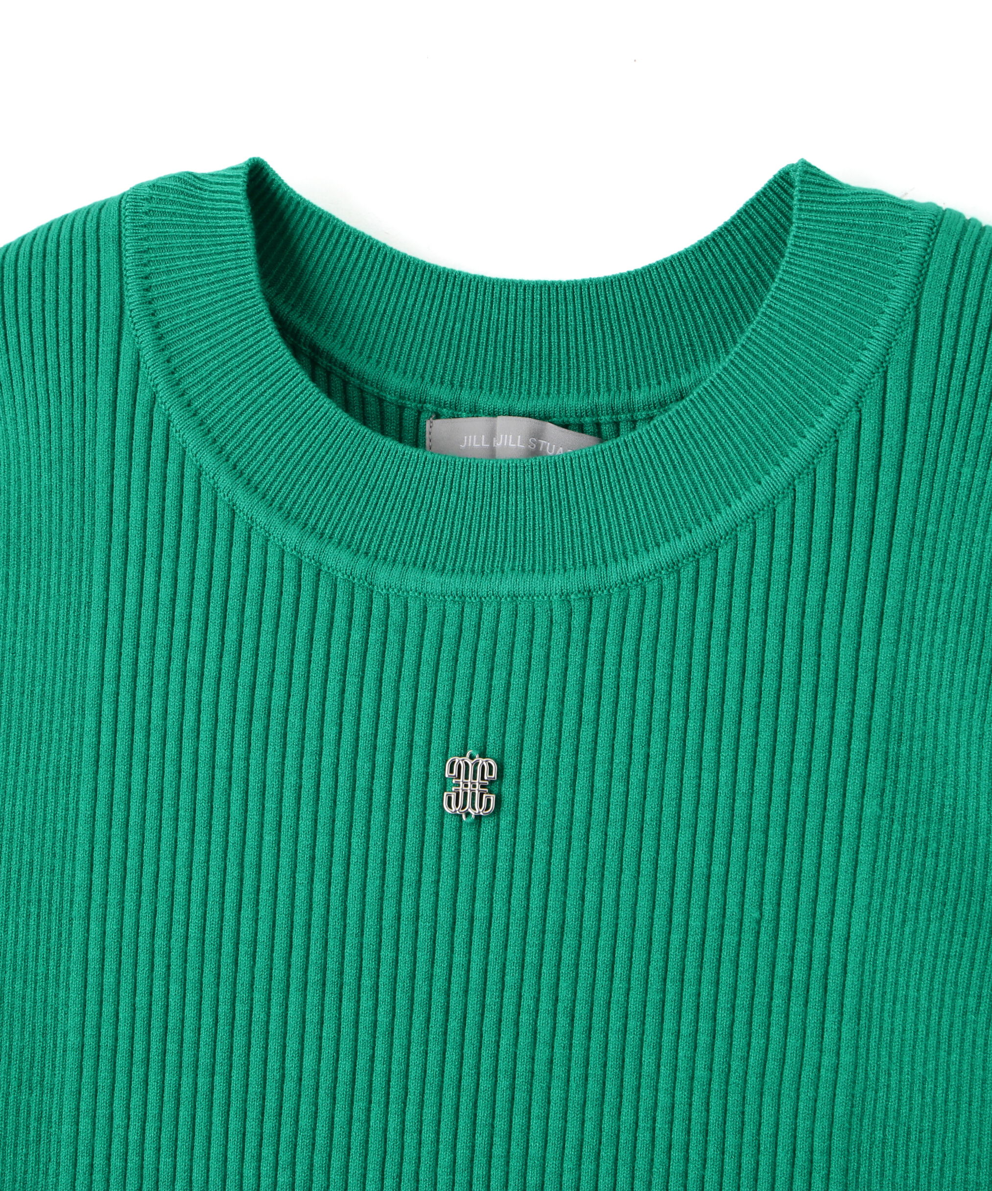  「メタルプレートリブニット」|ニット・セーター|