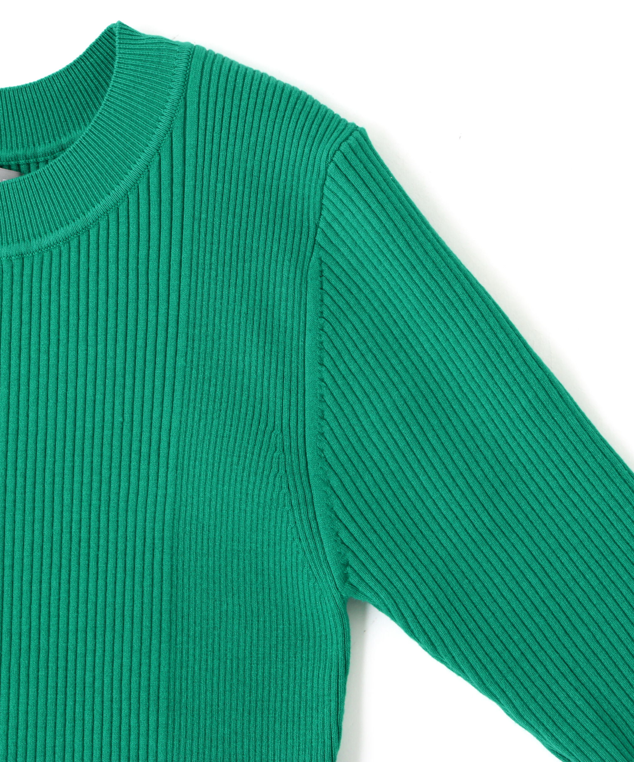  「メタルプレートリブニット」|ニット・セーター|