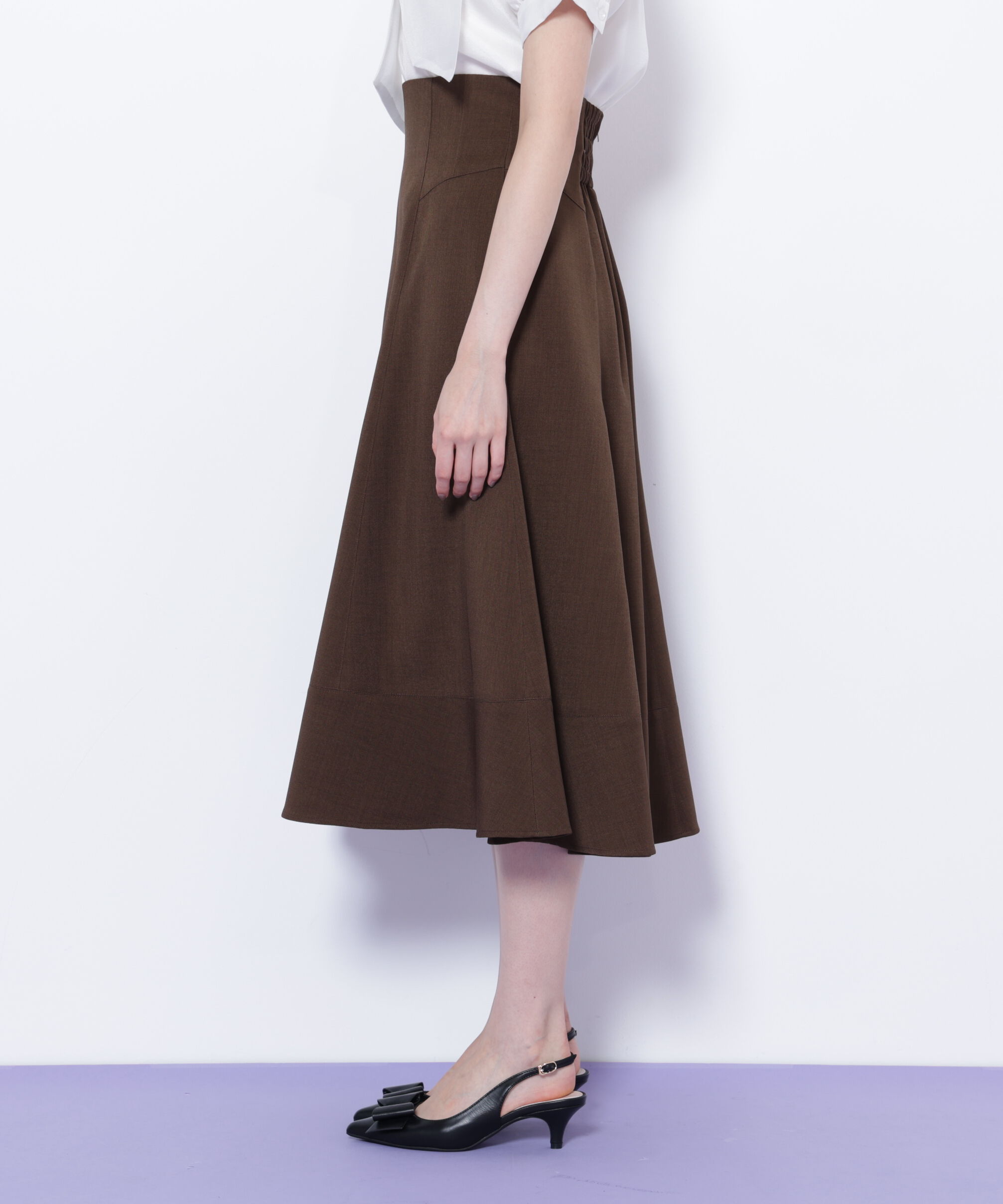  「ステッチフレアスカート」|スカート|