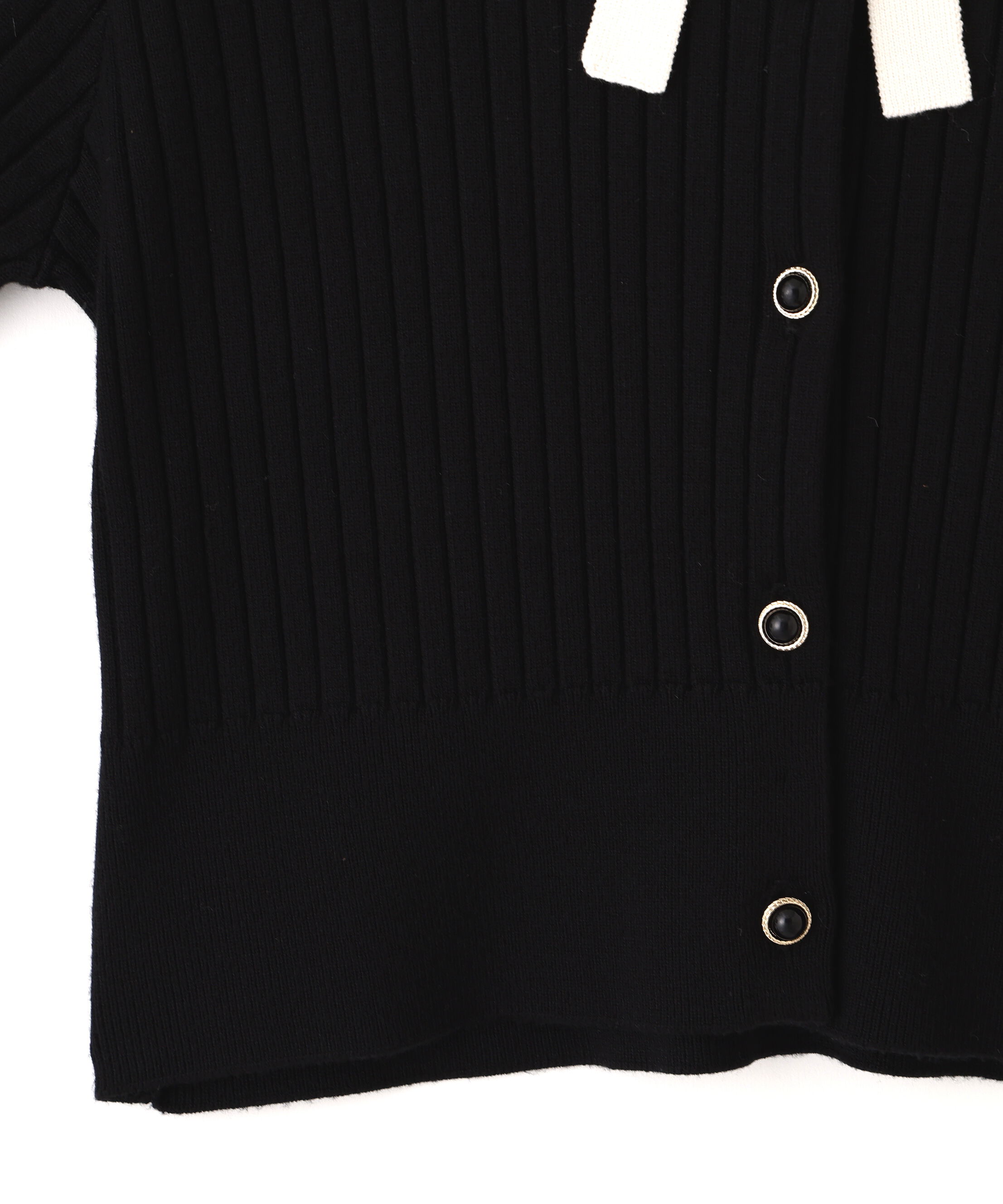  「袖フェイクファーカーデトップス」|ニット・セーター|