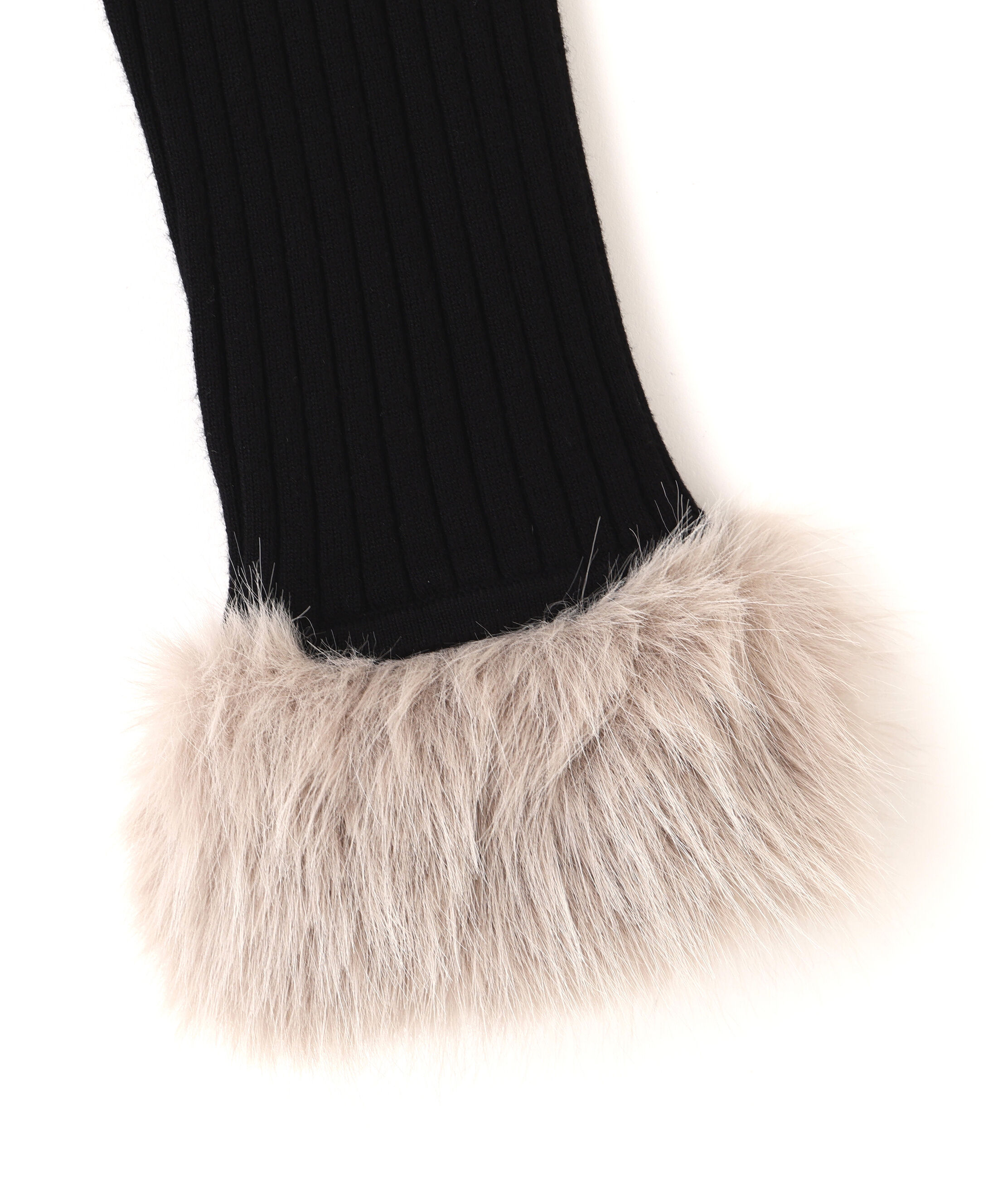  「袖フェイクファーカーデトップス」|ニット・セーター|