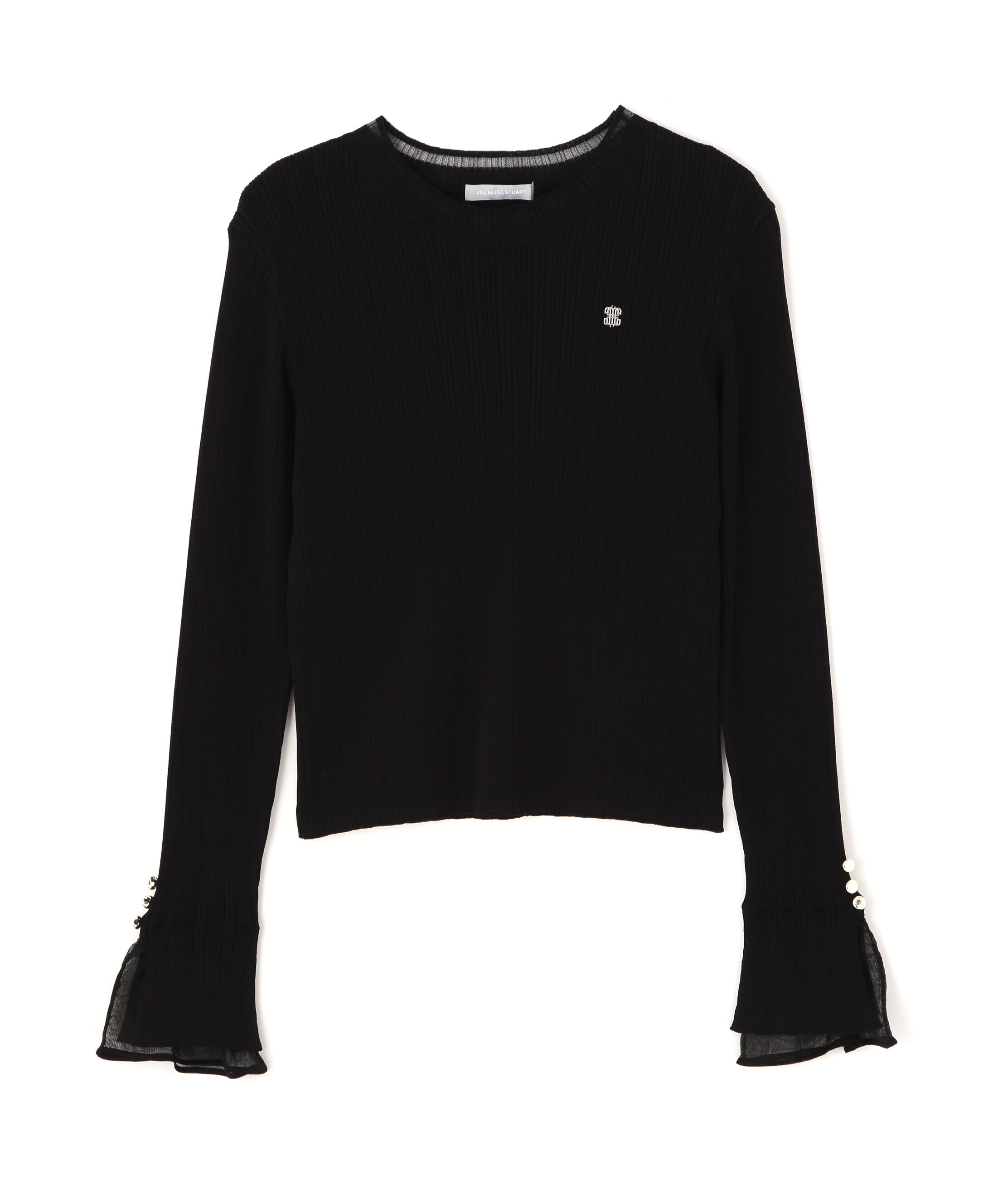  「　袖シアースリットニット」|ニット・セーター|