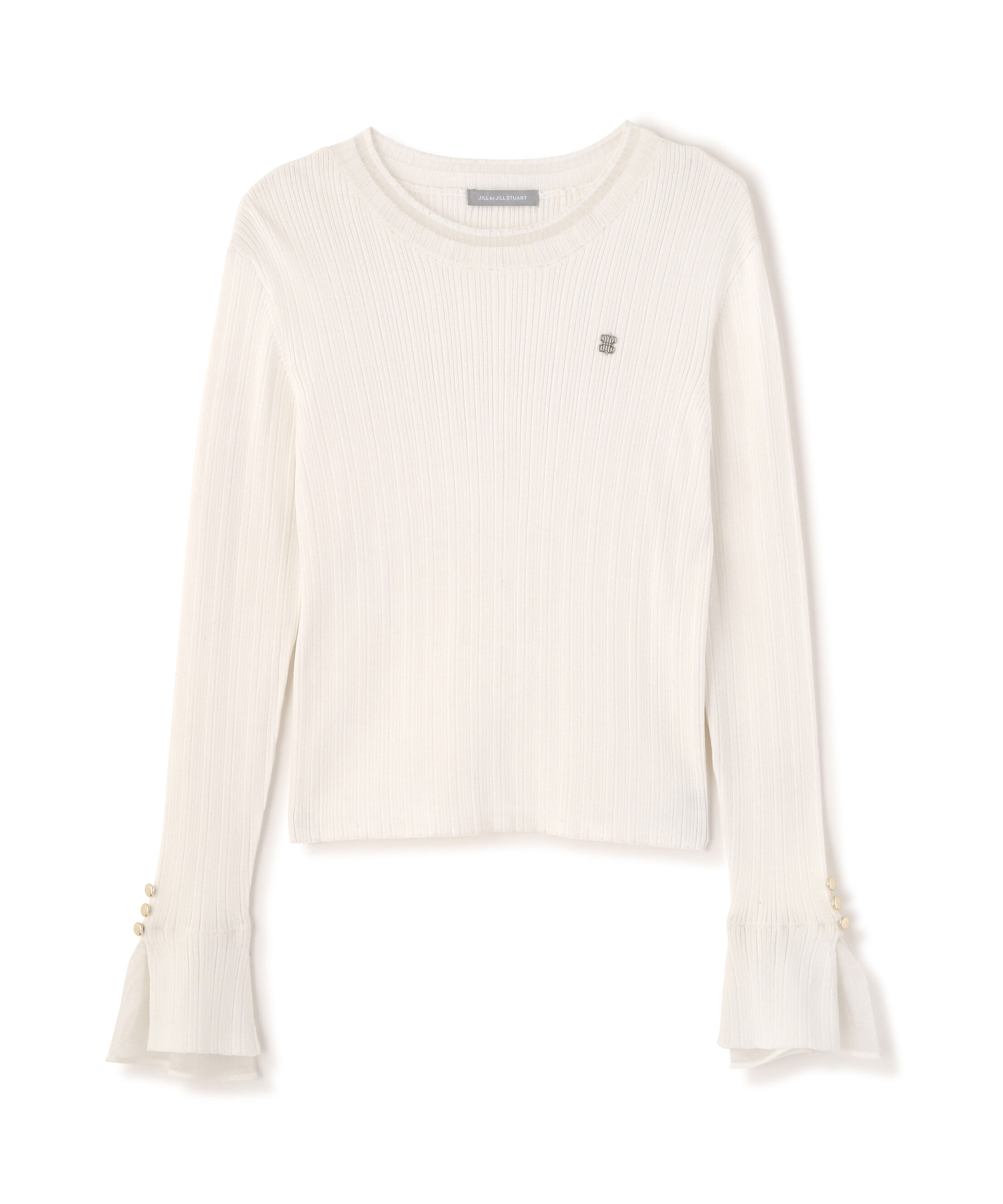  「　袖シアースリットニット」|ニット・セーター|