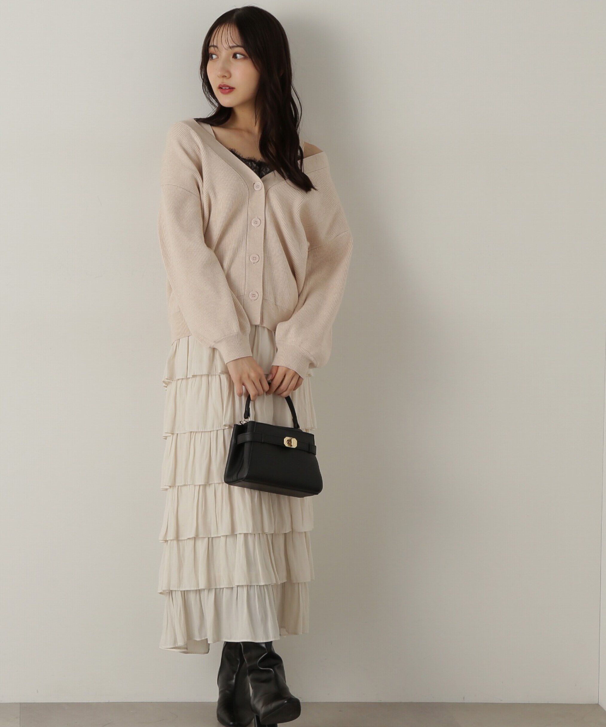 PROPORTION BODY DRESSING「ティアードフリルスカート　24AW」|スカート|