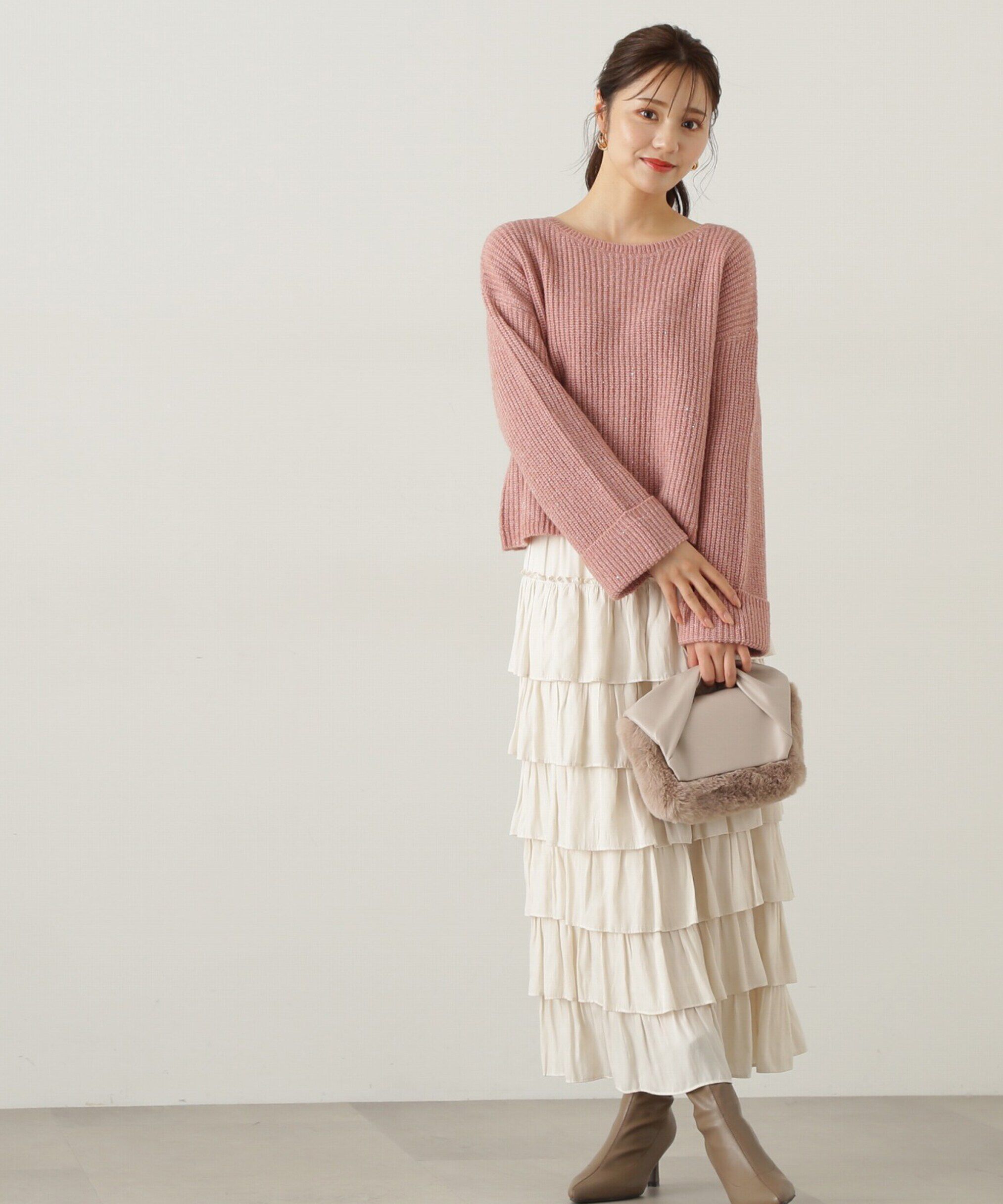 PROPORTION BODY DRESSING「ティアードフリルスカート　24AW」|スカート|