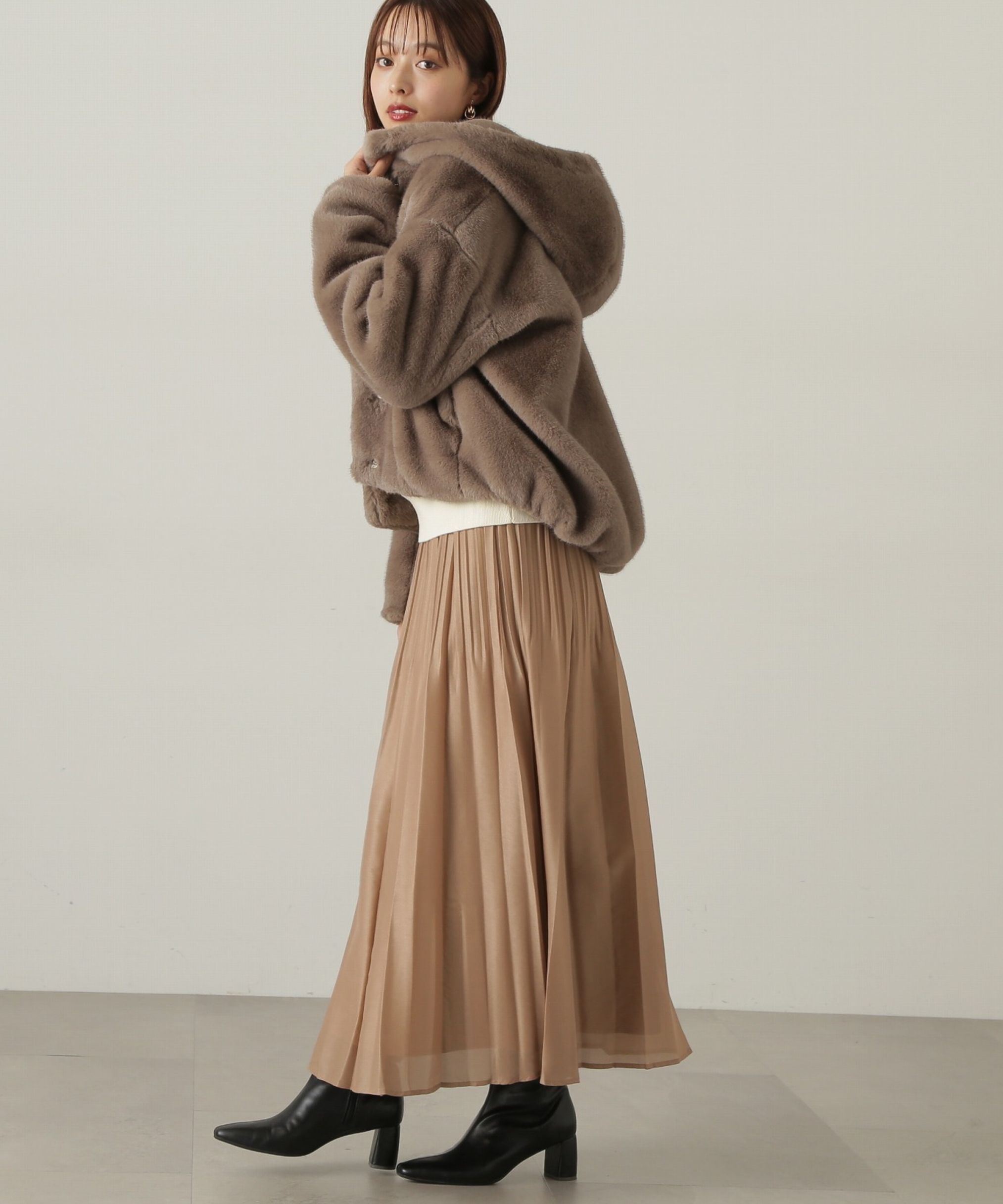 PROPORTION BODY DRESSING「プリーツオーガンスカート　24AW」|スカート|