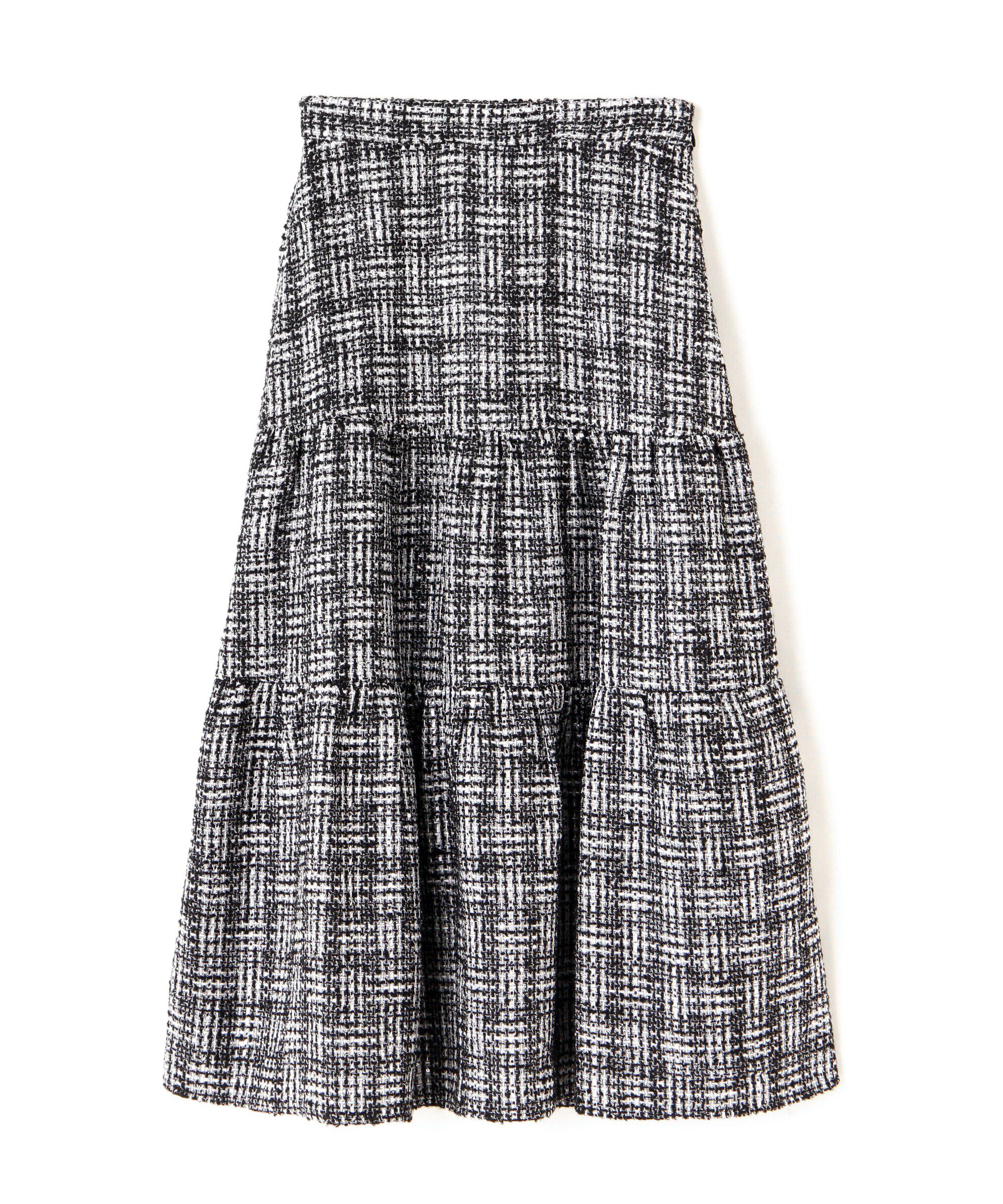 PROPORTION BODY DRESSING「ツイードティアードスカート」|スカート|