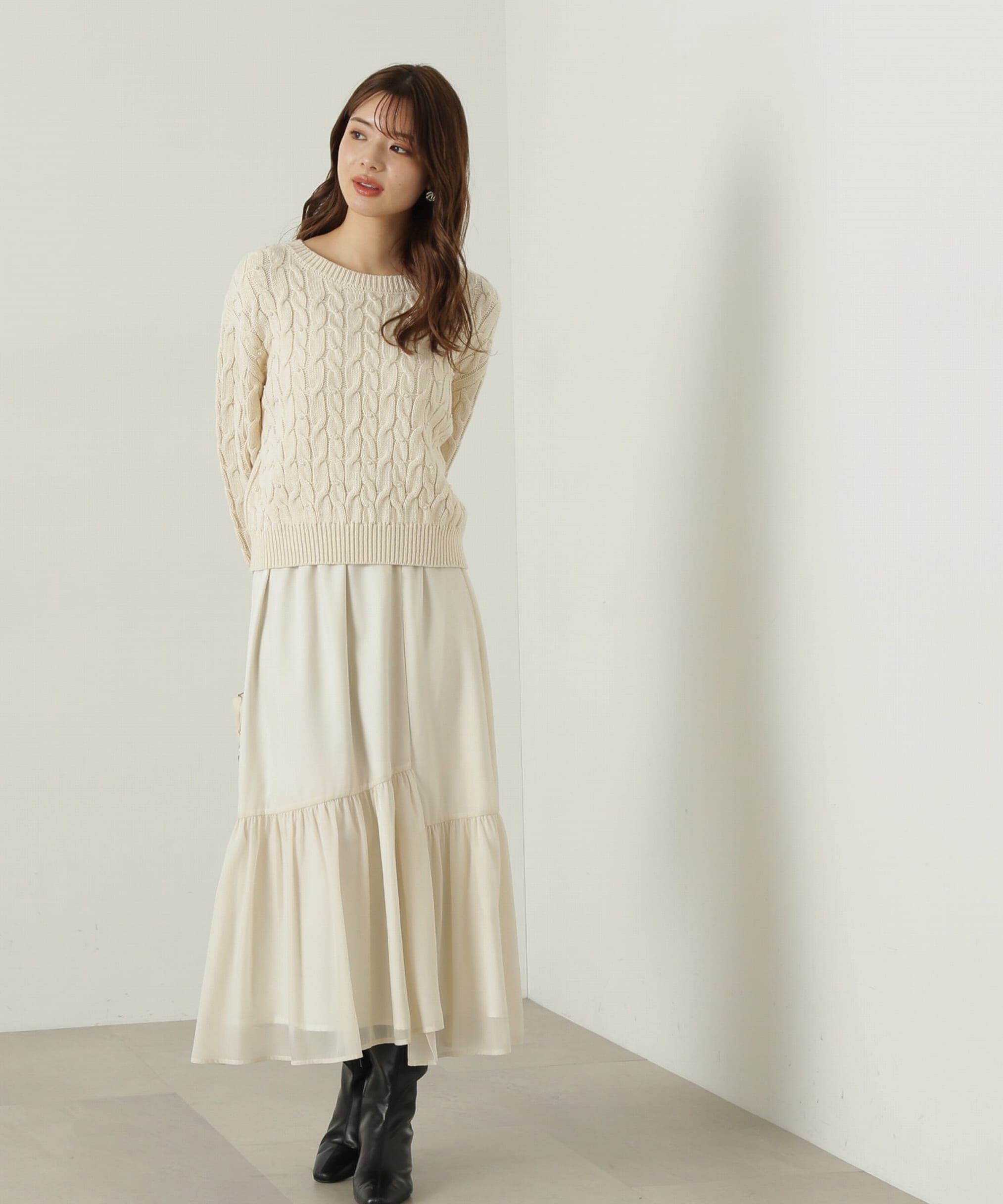 PROPORTION BODY DRESSING「イレヘムシアーティアードスカート」|スカート|