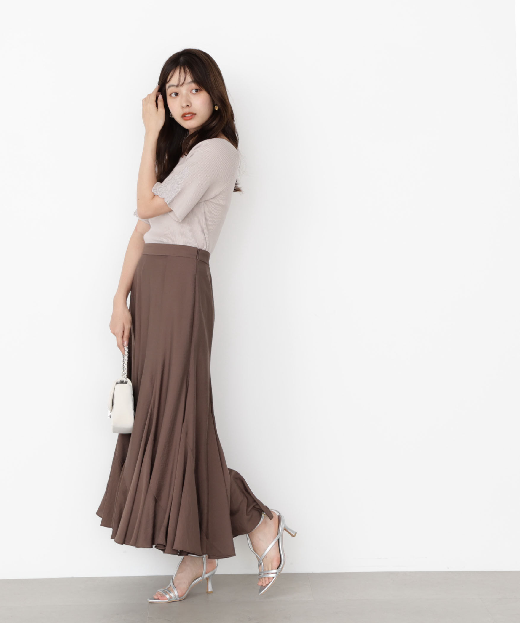 PROPORTION BODY DRESSING「エンブロイダリースリーブニット」|ニット・セーター|