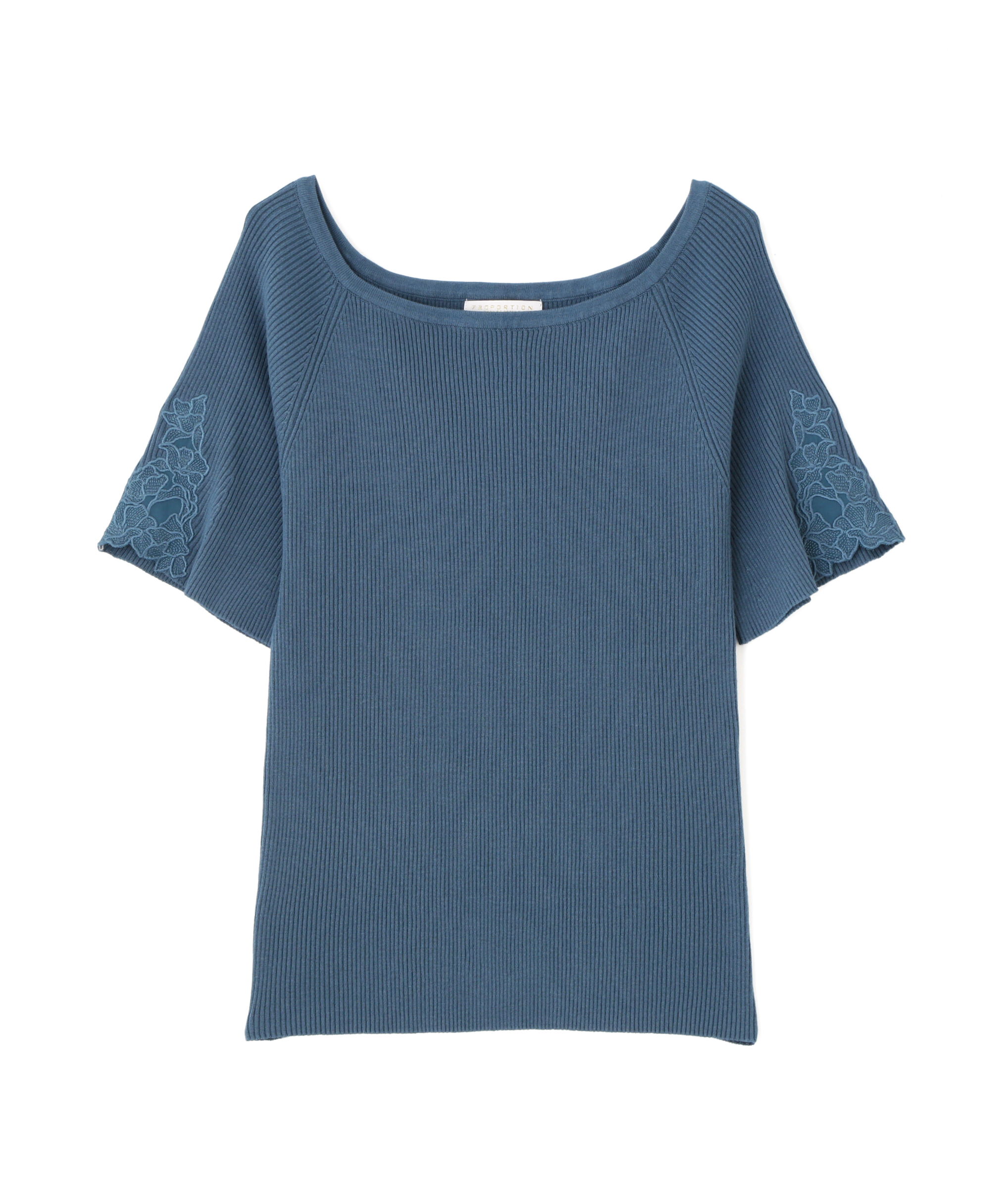 PROPORTION BODY DRESSING「エンブロイダリースリーブニット」|ニット・セーター|