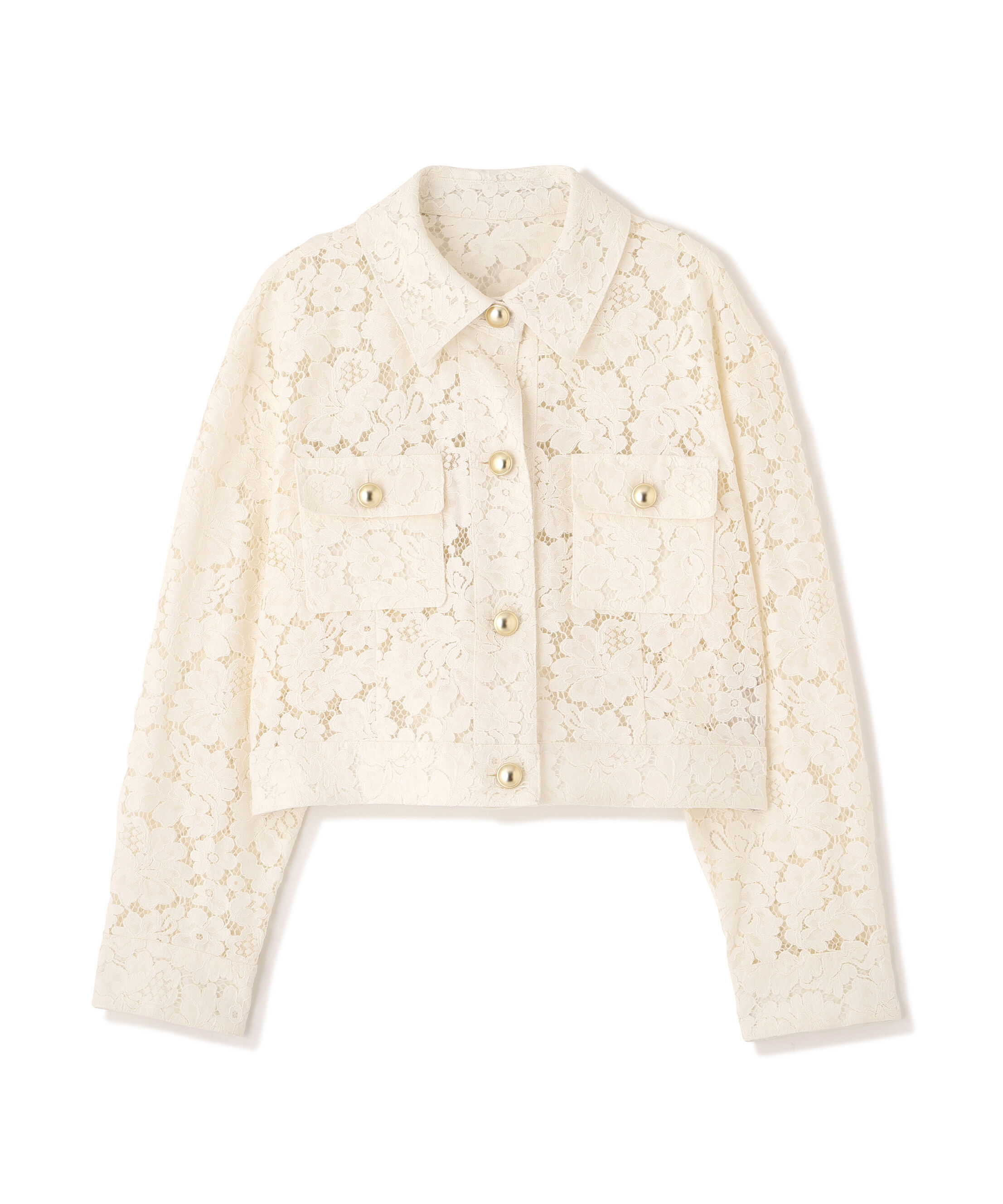 PROPORTION BODY DRESSING「レースブルゾン　26SS」|ブルゾン・スタジャン|