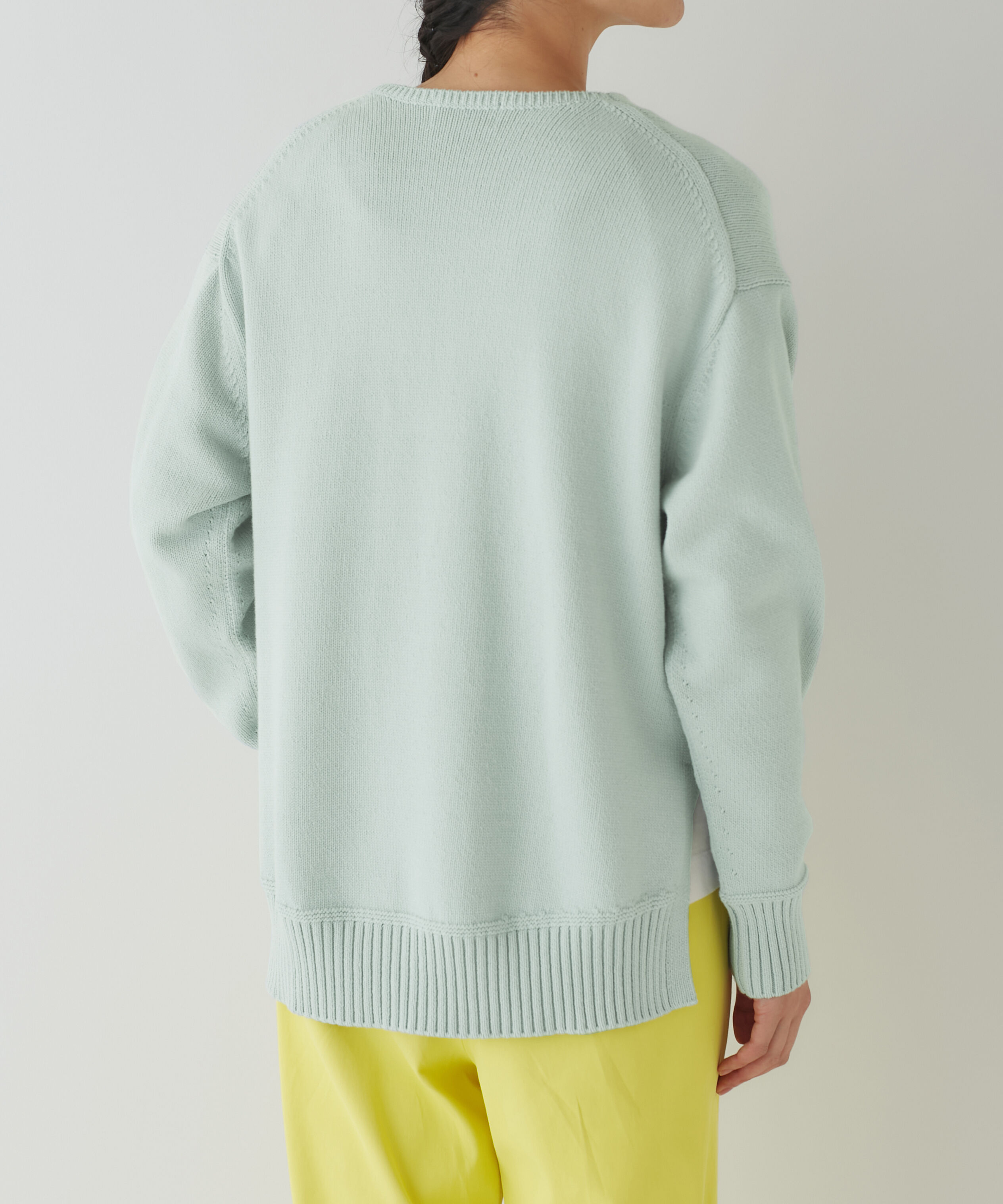  「◆Ｖネックチュニックトップス」|ニット・セーター|