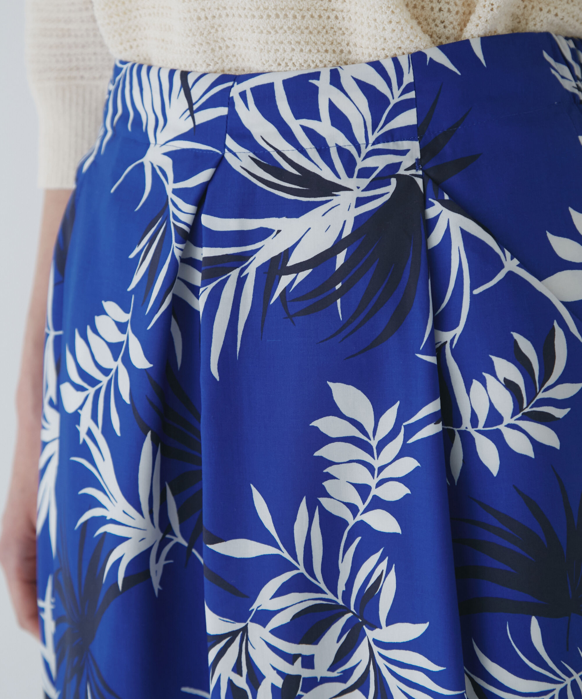  「◆リーフプリントスカート」|スカート|