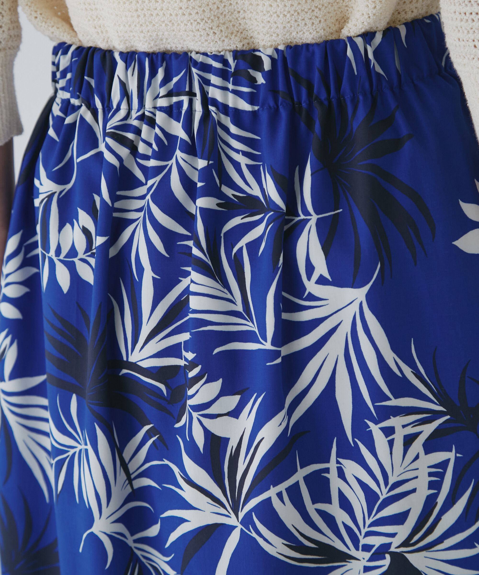  「◆リーフプリントスカート」|スカート|