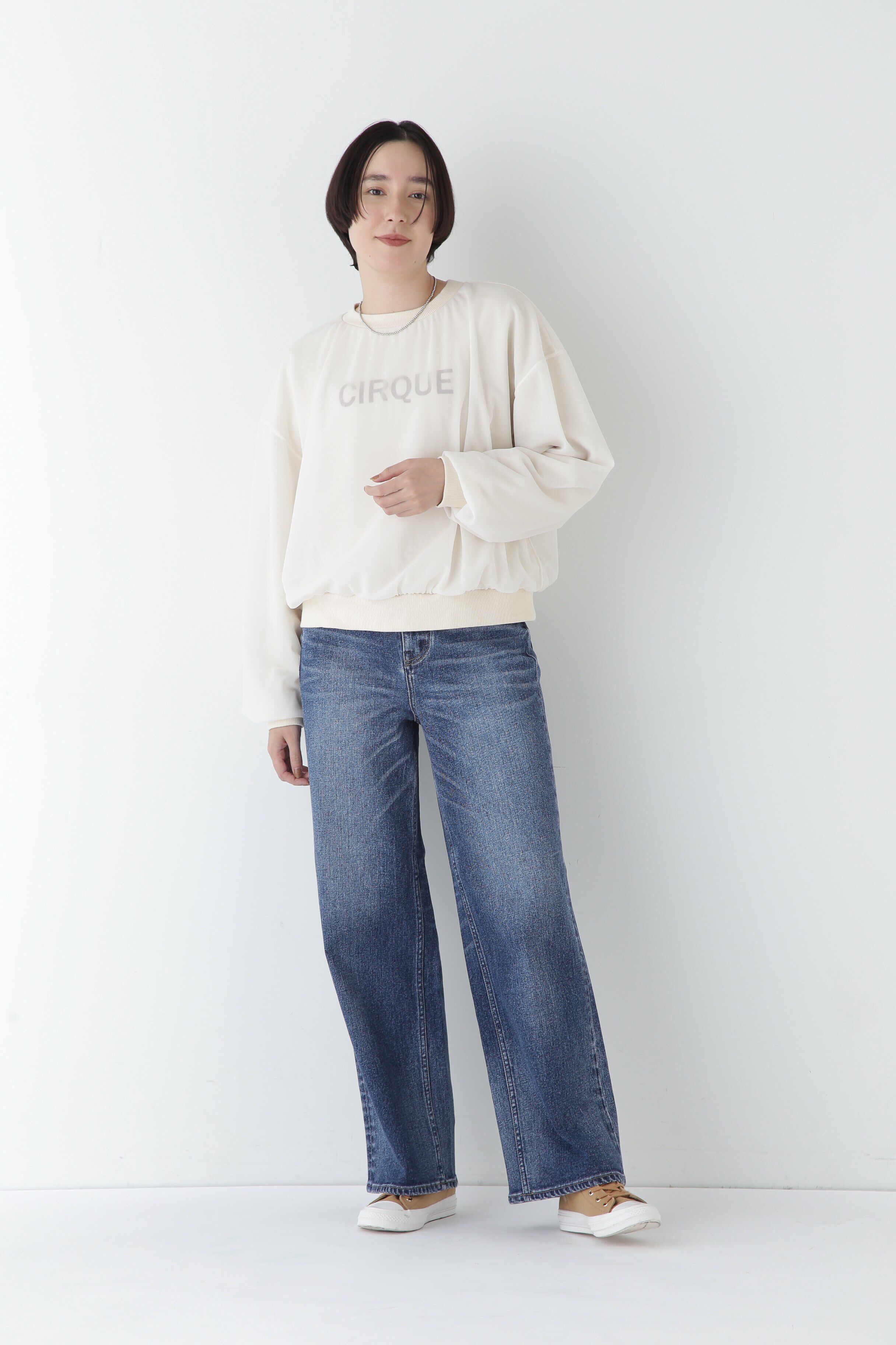  「◆裏毛ロゴスウェットシアー重ね」|Tシャツ・カットソー|