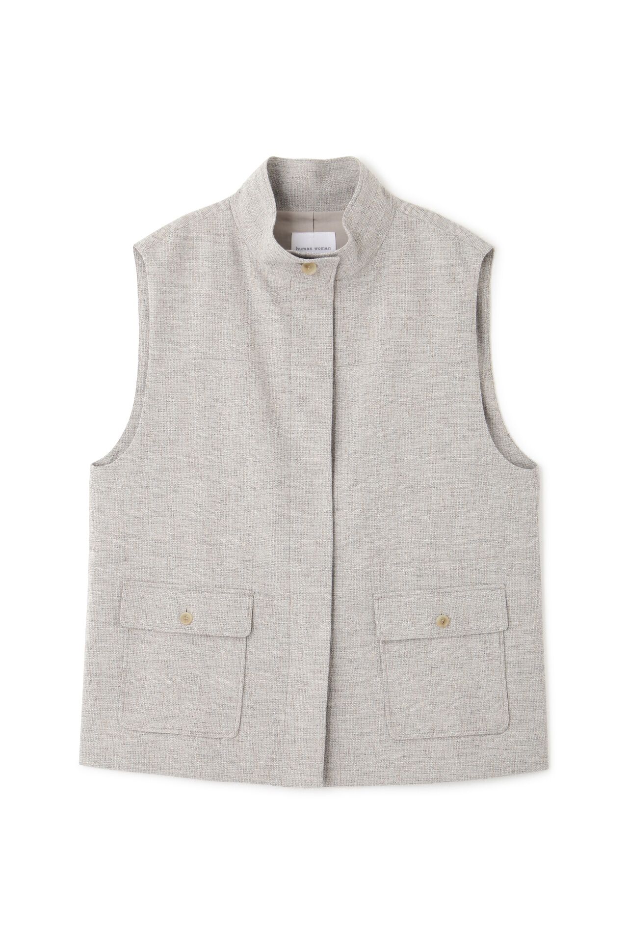  「◆リングミックスツィードアノラックジレ」|シャツ・ブラウス|