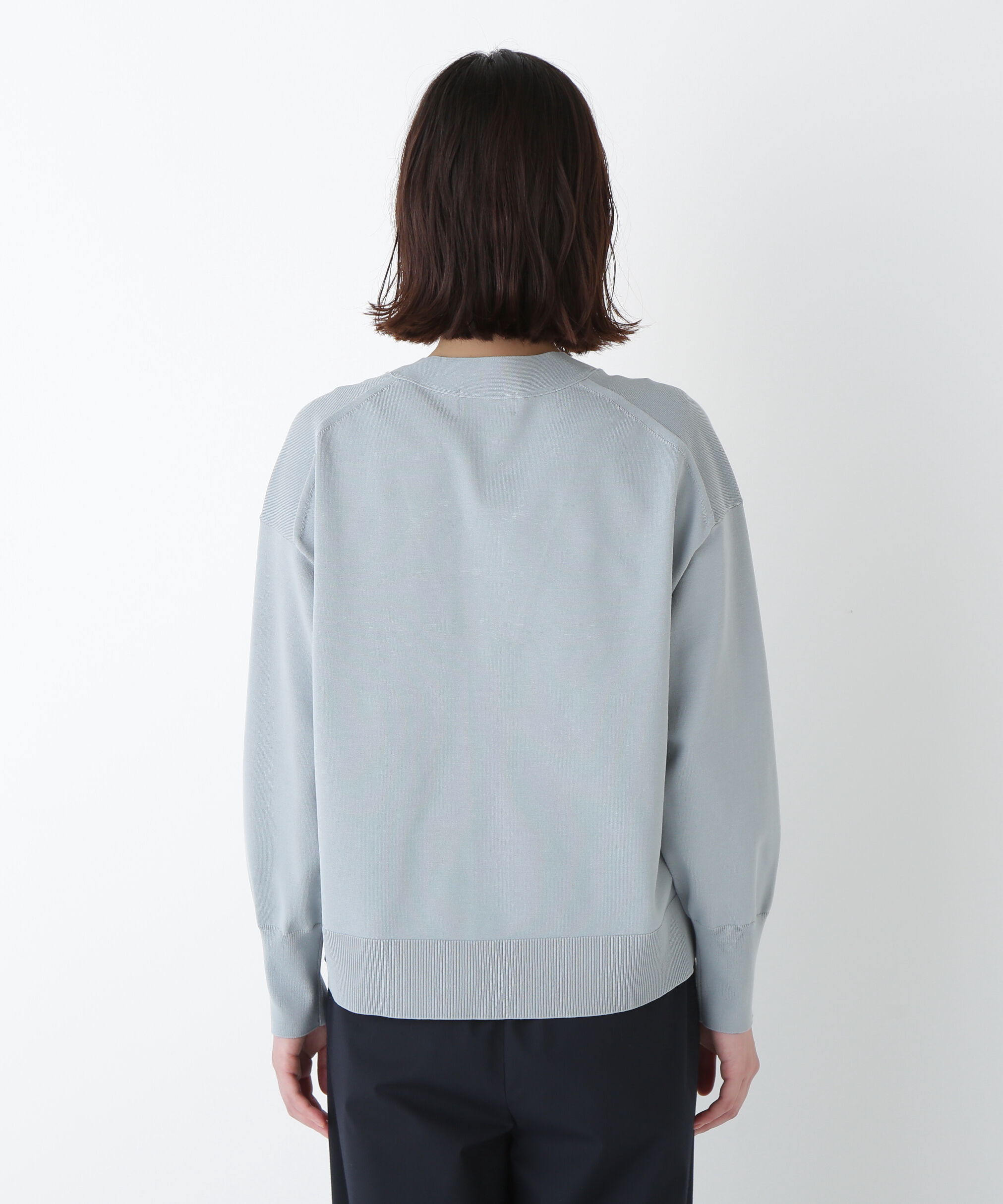  「◆オーガニックコットン混プレーティングカーディガン」|ニット・セーター|