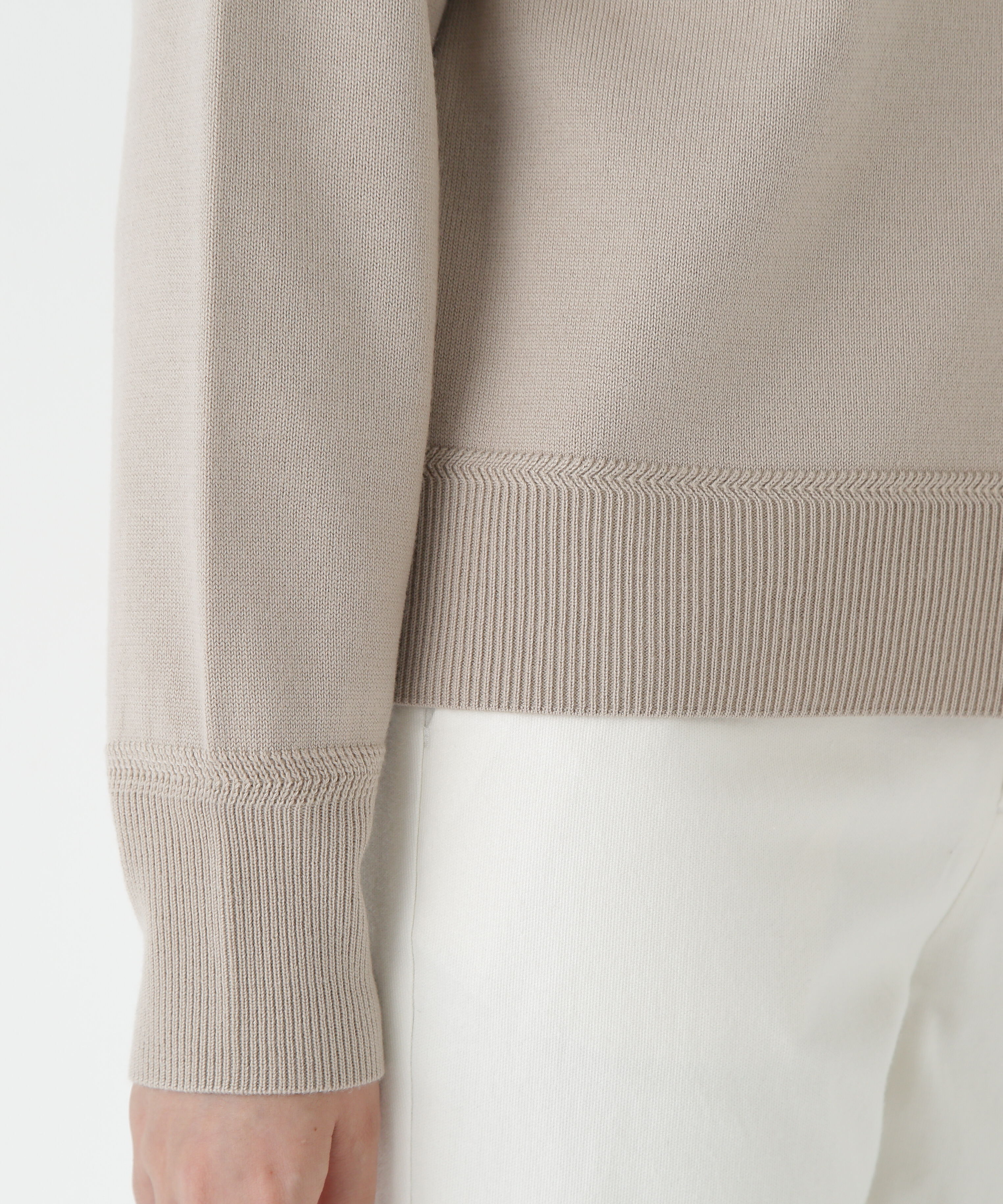  「◆ハイゲージプレーティングスキッパー風プルオーバー」|ニット・セーター|