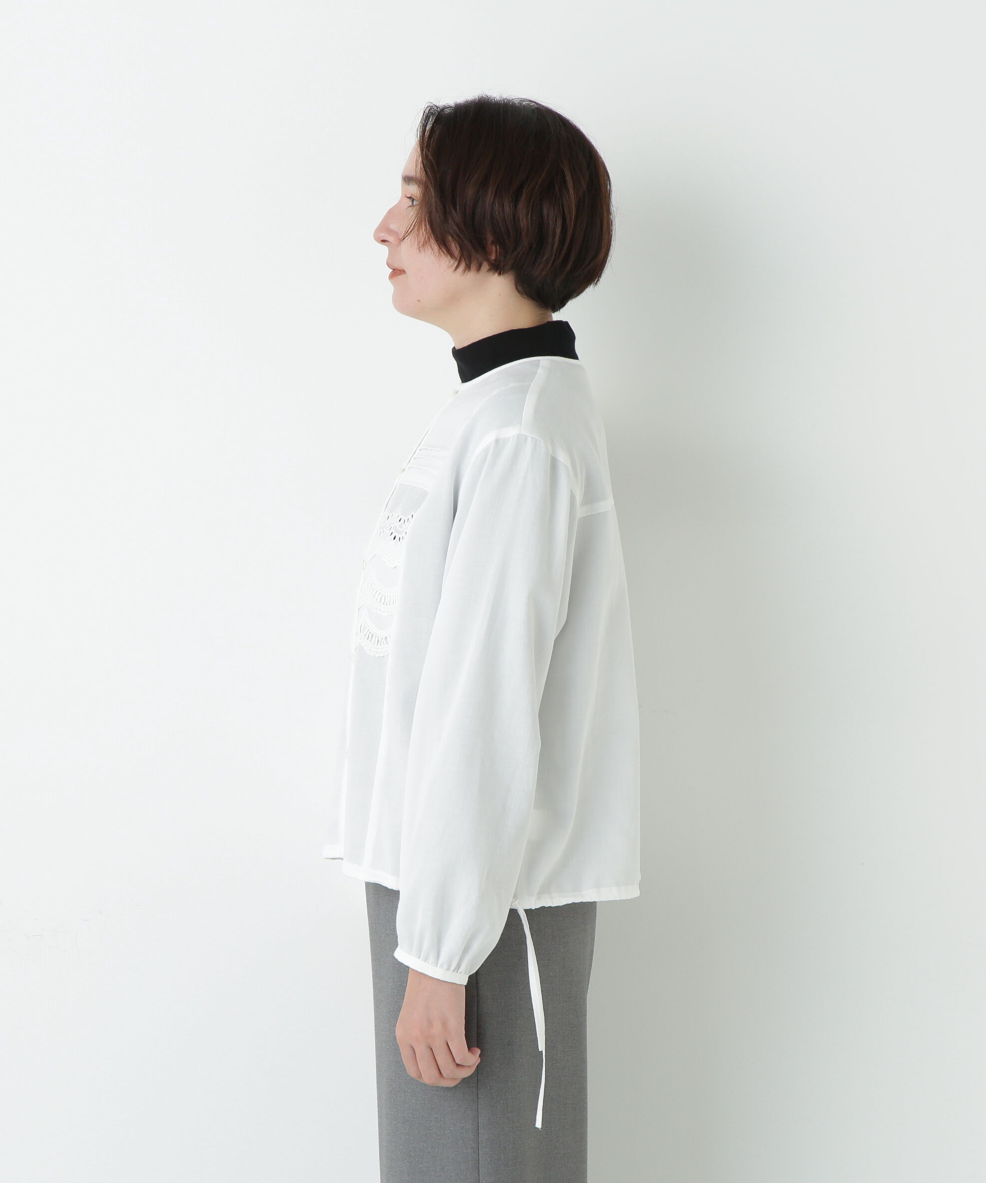  「レイヤーレースブラウス」|シャツ・ブラウス|