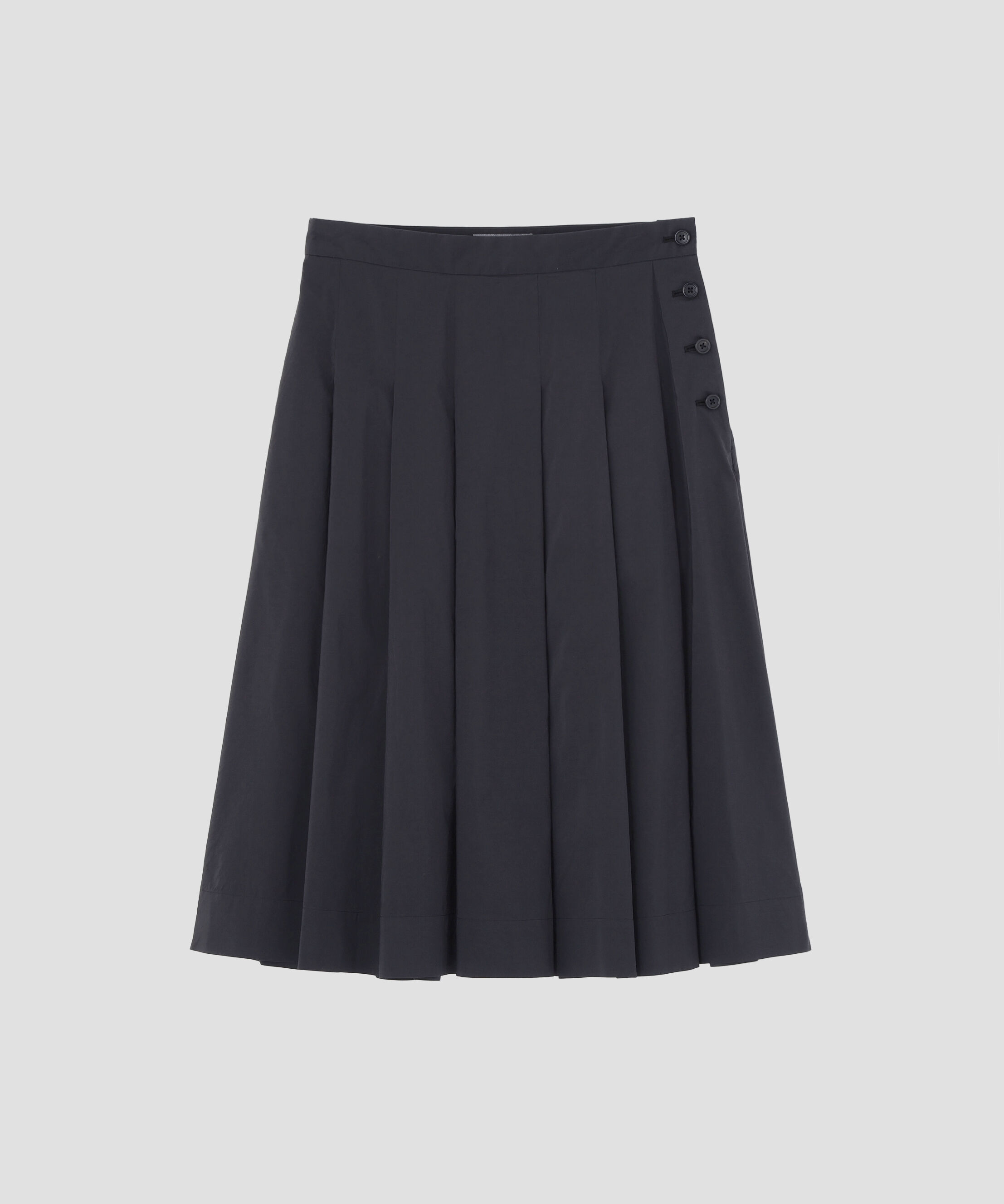  「FINE STRIPE COTTON SILK SKIRT」|スカート|