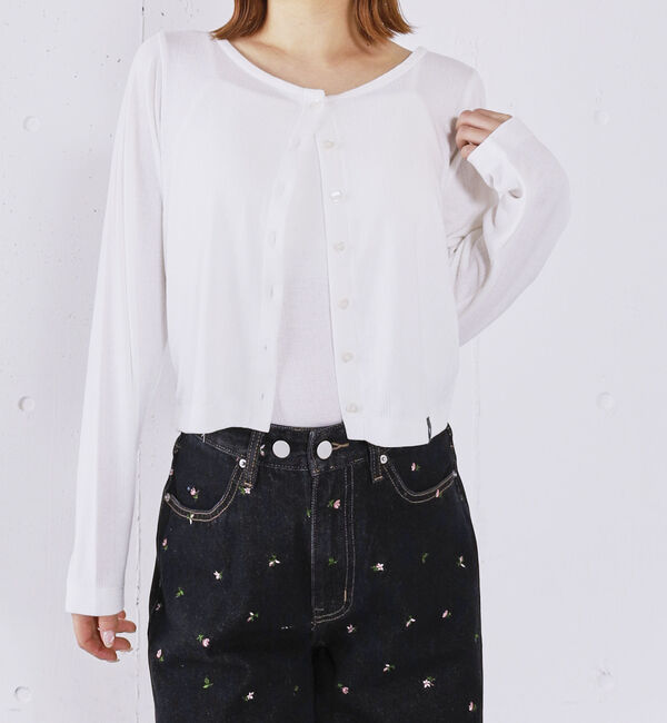 archives「ハートボタンハリヌキカットカーディガン」|Tシャツ・カットソー|OFF WHITE