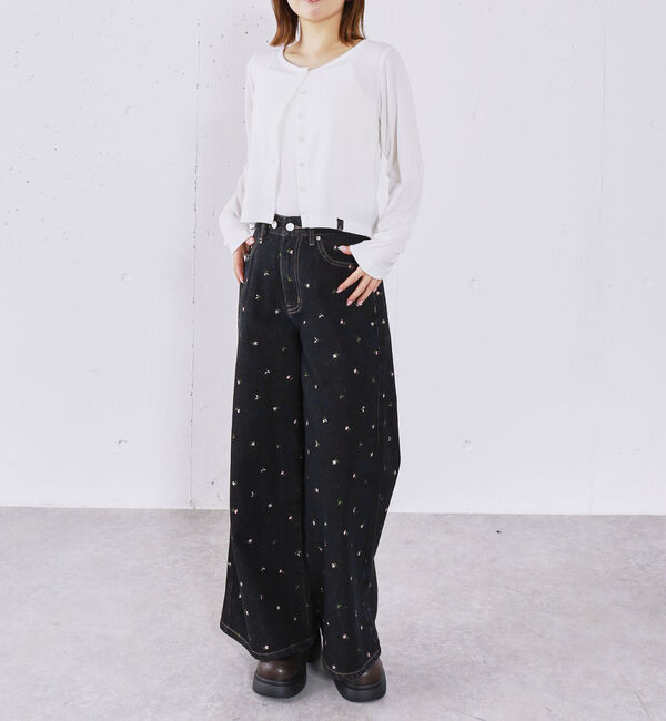 archives「ハートボタンハリヌキカットカーディガン」|Tシャツ・カットソー|