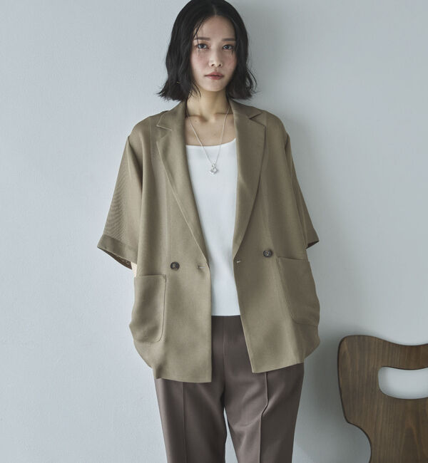 Doux archives「スクエアーニットタンク」|ニット・セーター|