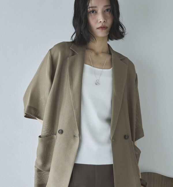 Doux archives「スクエアーニットタンク」|ニット・セーター|