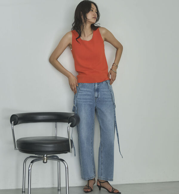 Doux archives「スクエアーニットタンク」|ニット・セーター|