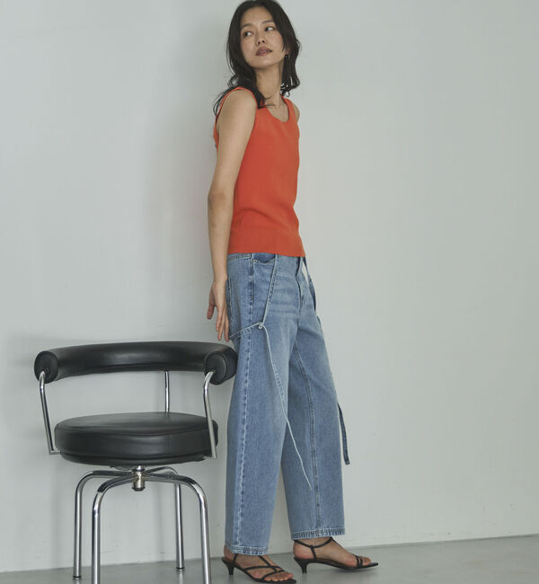 Doux archives「スクエアーニットタンク」|ニット・セーター|