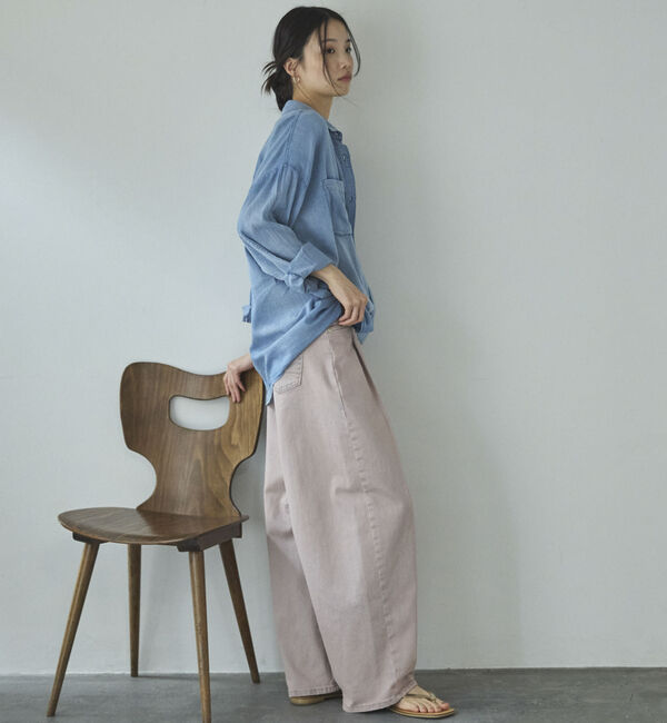 Doux archives「２ＷＡＹシアーデニムシャツ」|シャツ・ブラウス|
