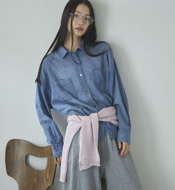 Doux archives「２ＷＡＹシアーデニムシャツ」|シャツ・ブラウス|