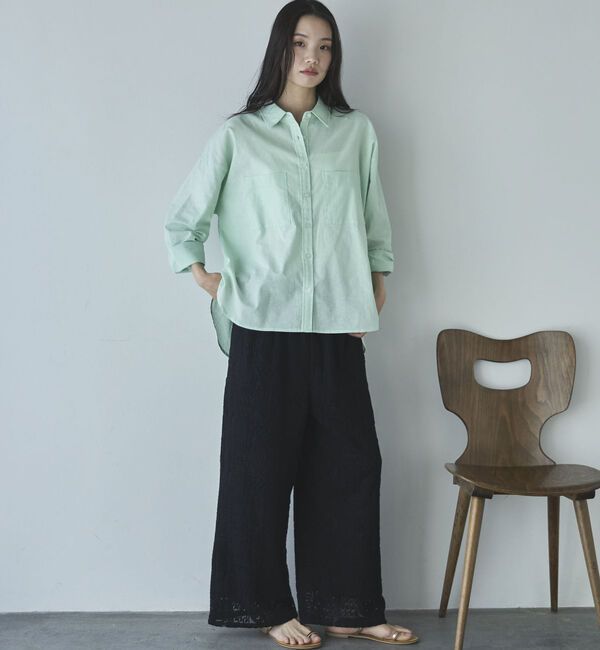 Doux archives「コットンリネンシャツ」|シャツ・ブラウス|
