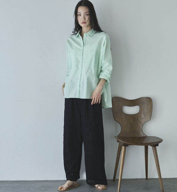 Doux archives「コットンリネンシャツ」|シャツ・ブラウス|