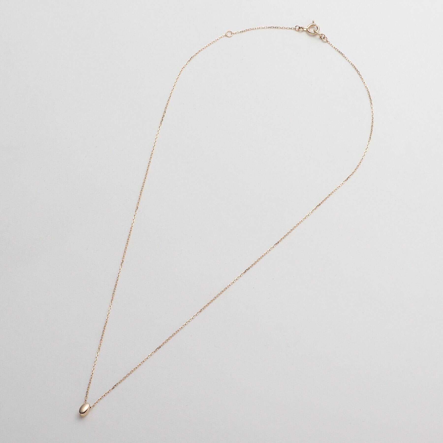 COCOSHNIK「K10オーバルシェイプ ネックレス」|ネックレス|